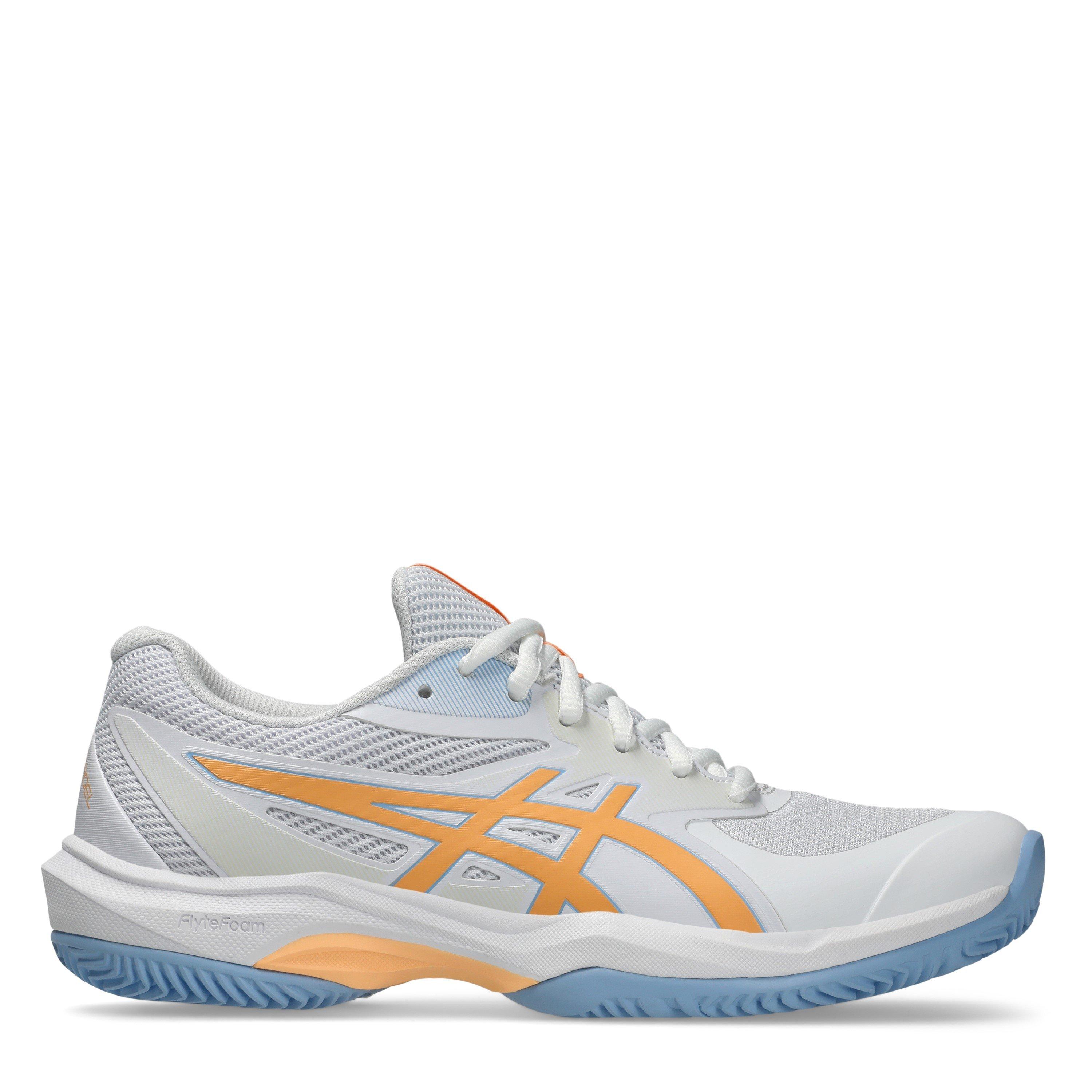 Wht/Org Glow - Asics - Women's GAME Padel Trainers - 1