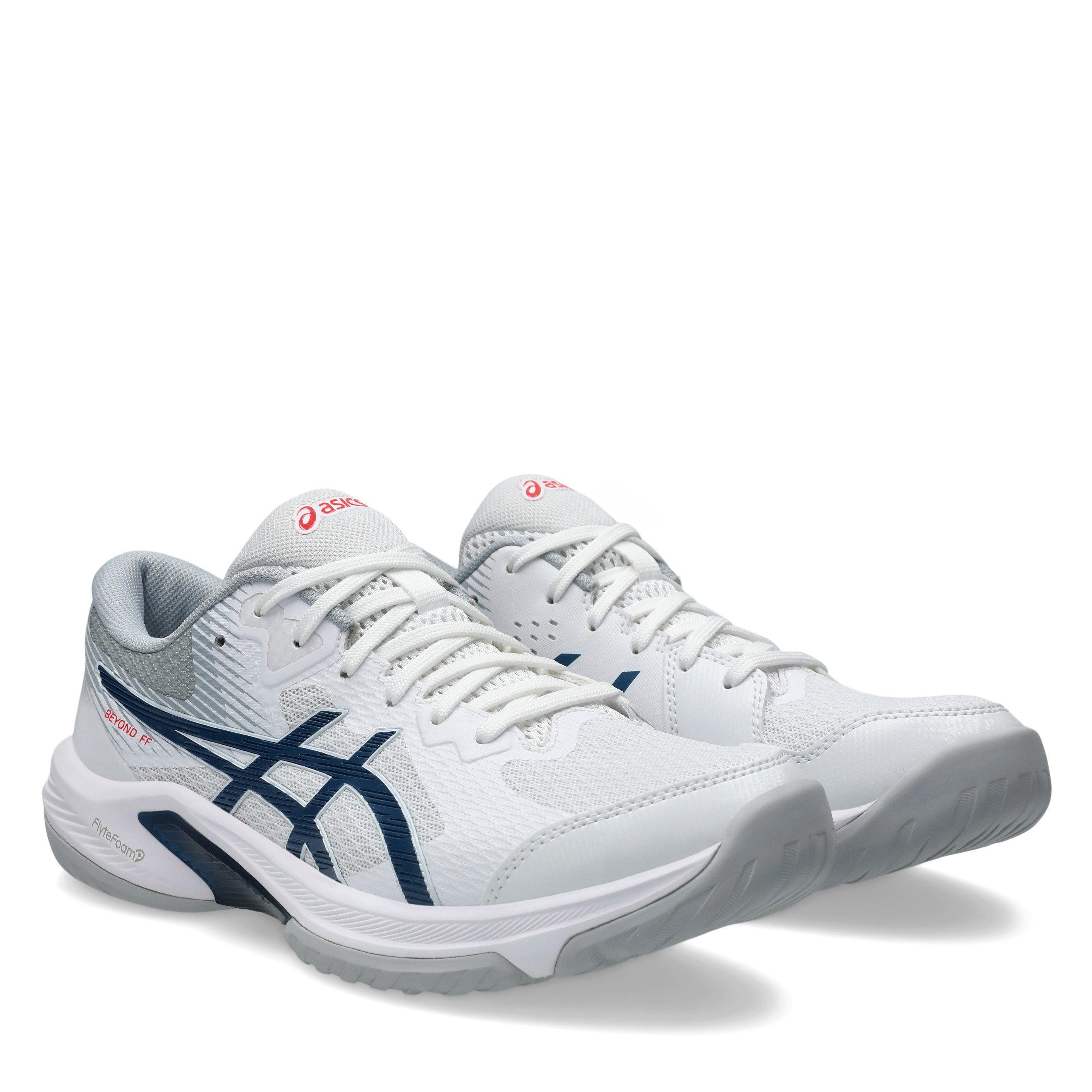 Wht/Mako Blue - Asics - BEYOND Volleyball Shoes - 4
