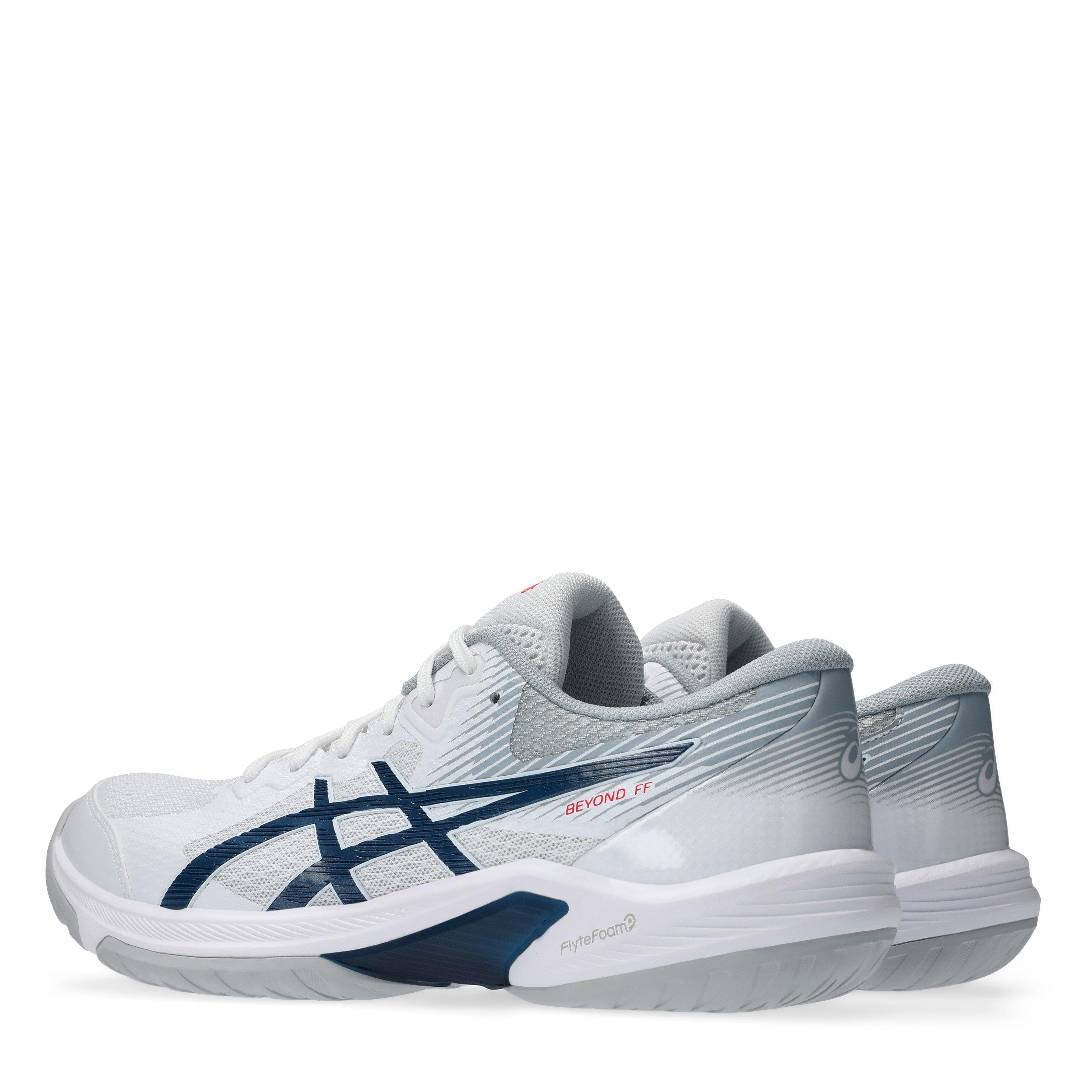 Wht/Mako Blue - Asics - BEYOND Volleyball Shoes - 5