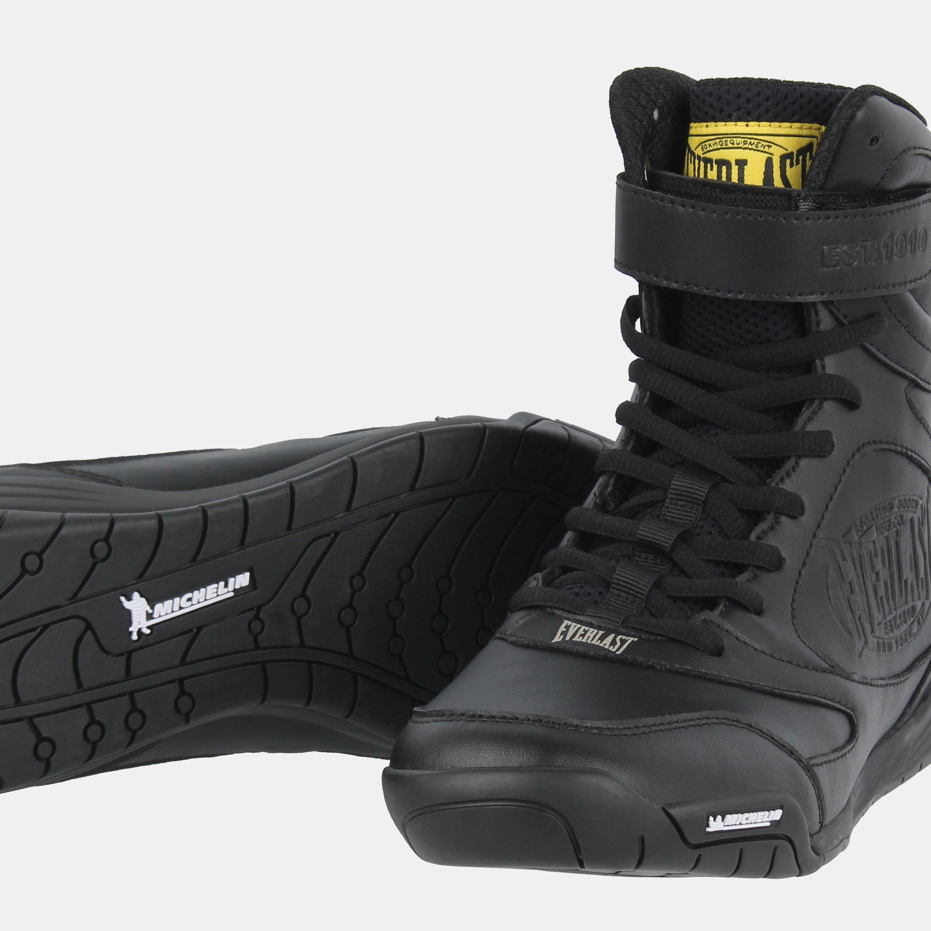 Black - Everlast - Men's Hi Cut Boxing Boots - 3