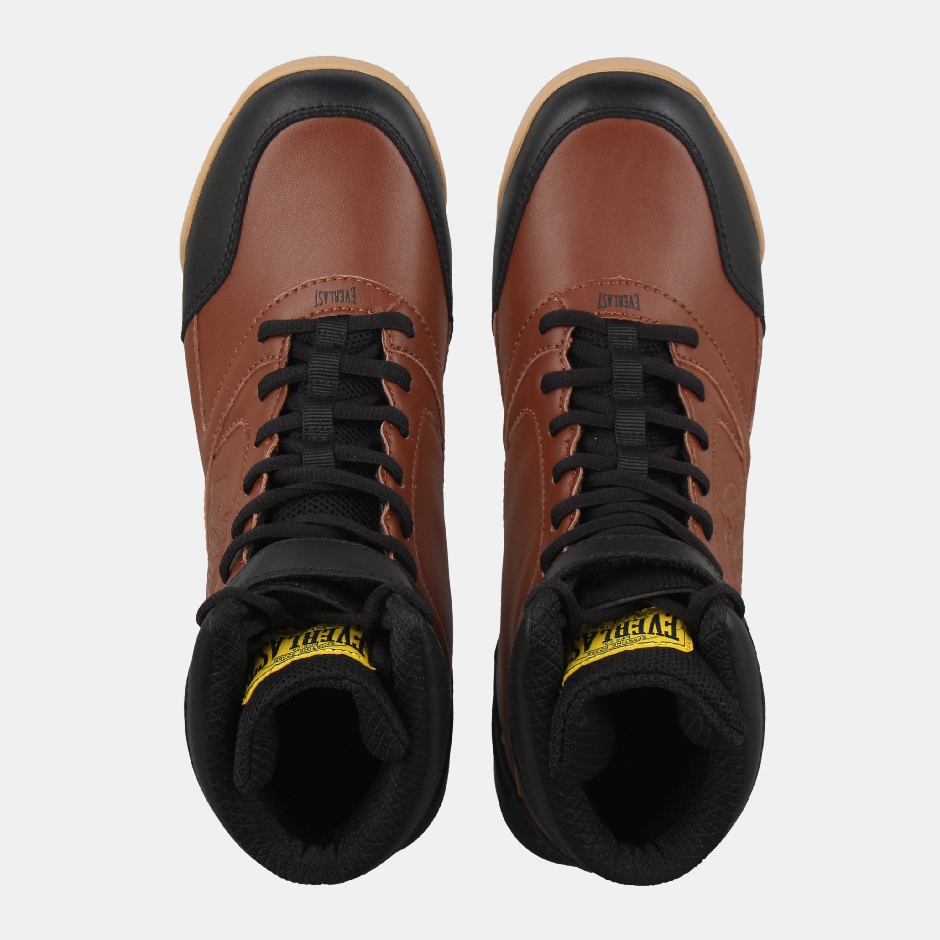 Brown - Everlast - Hi Cut Boxing Boots - 4