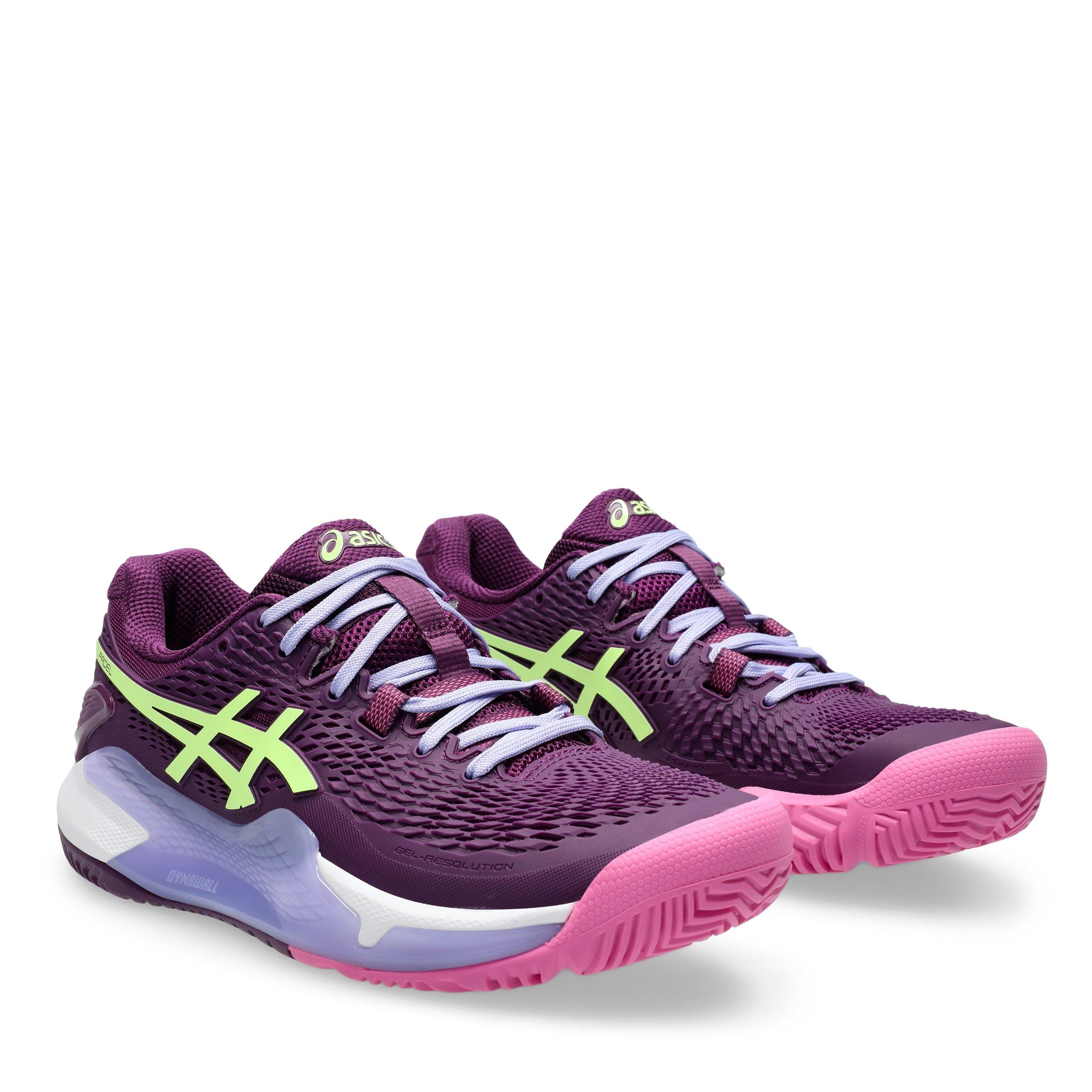 Mauve profondo - Asics - Gel Resolution Padel Trainers - 4
