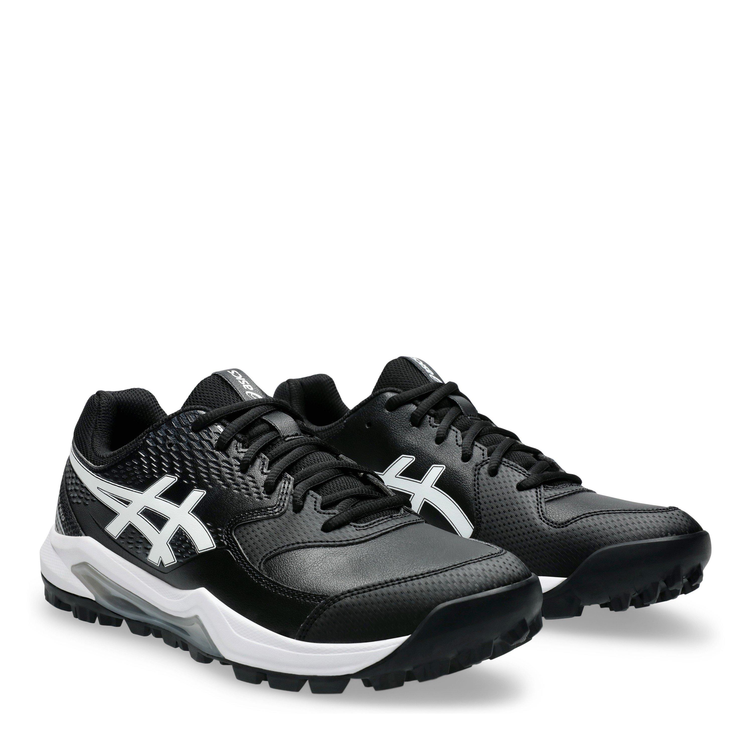 Black/White - Asics - Gel-Lethal Field 2 Hockey Shoes Unisex Adults - 4