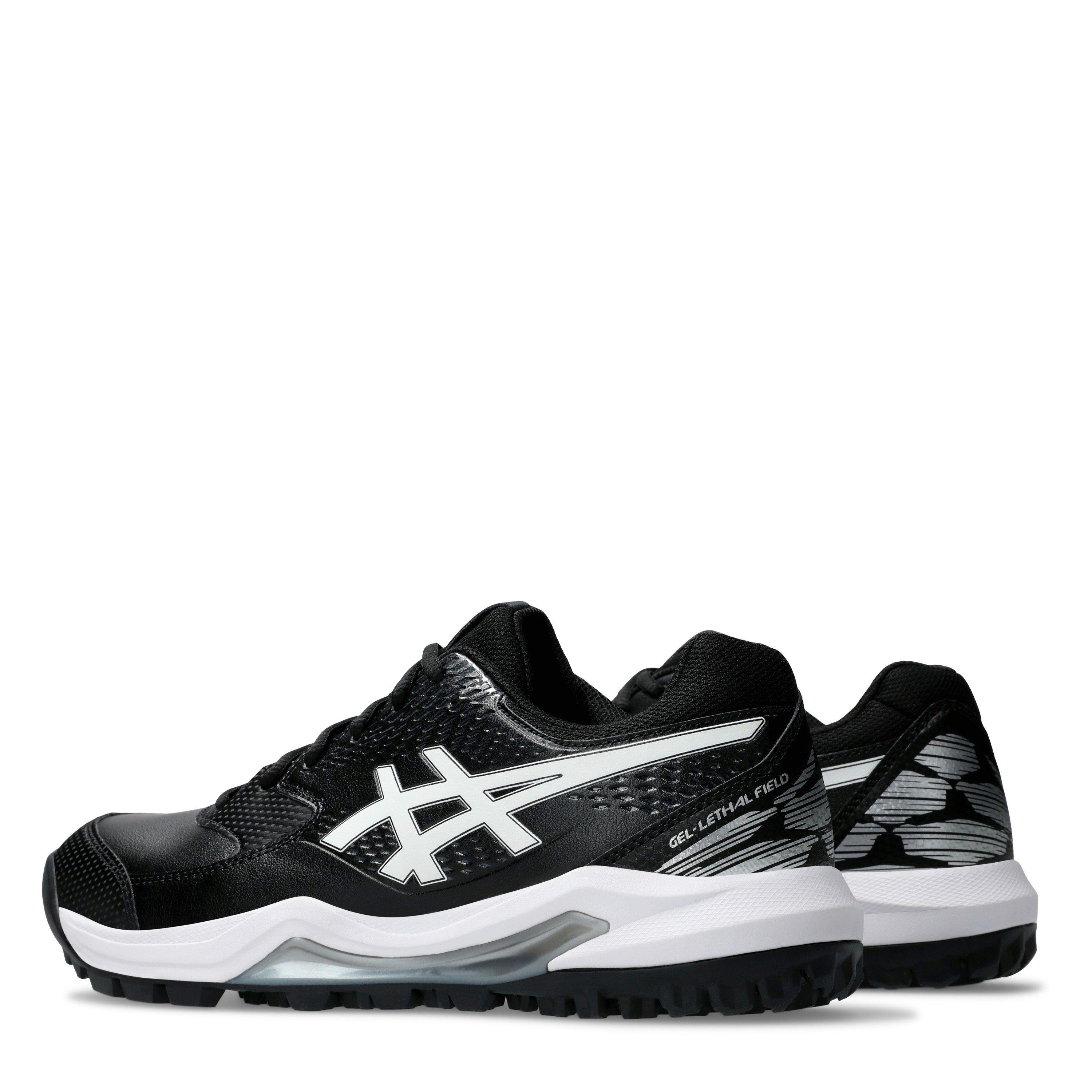 Black/White - Asics - Gel-Lethal Field 2 Hockey Shoes Unisex Adults - 5