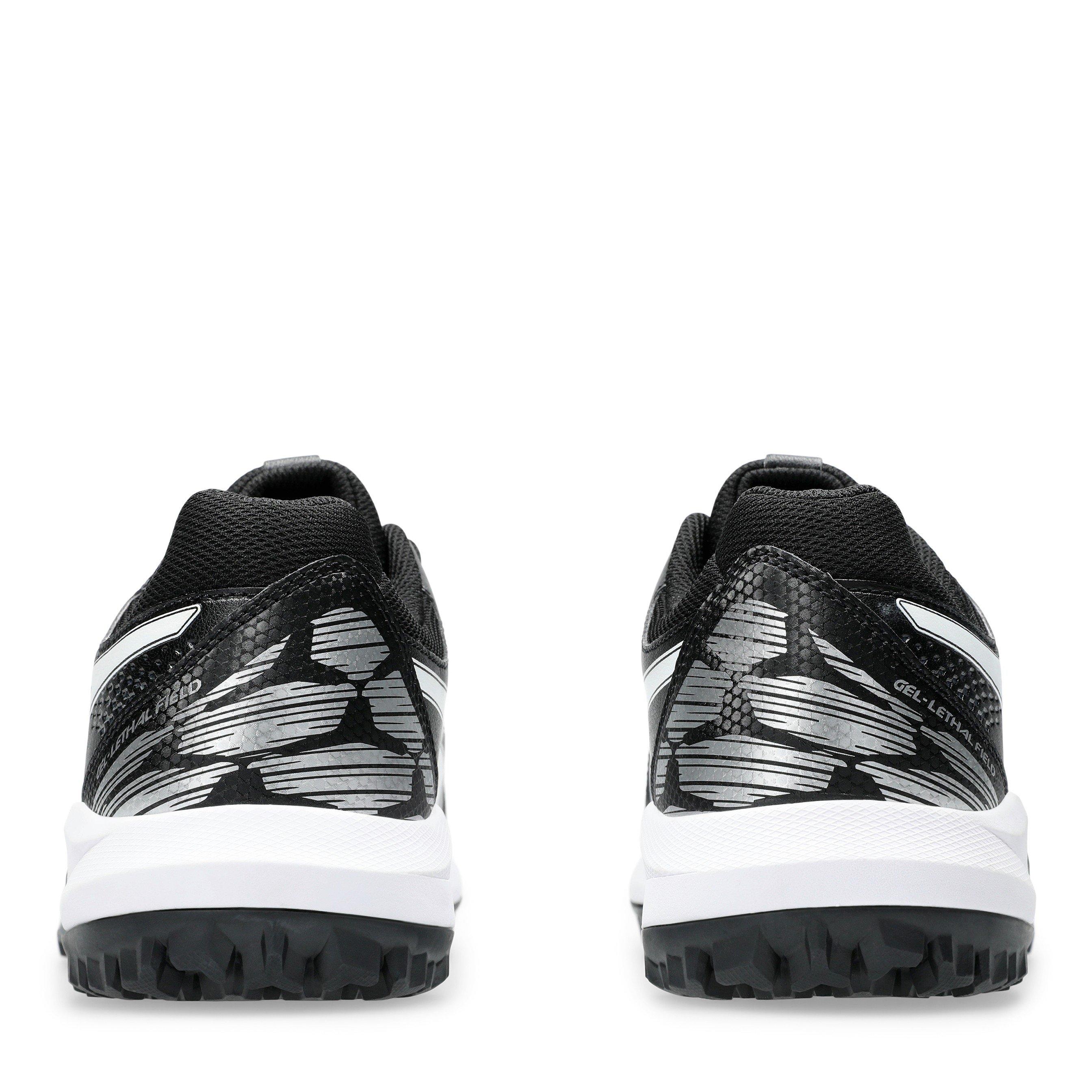 Black/White - Asics - Gel-Lethal Field 2 Hockey Shoes Unisex Adults - 7