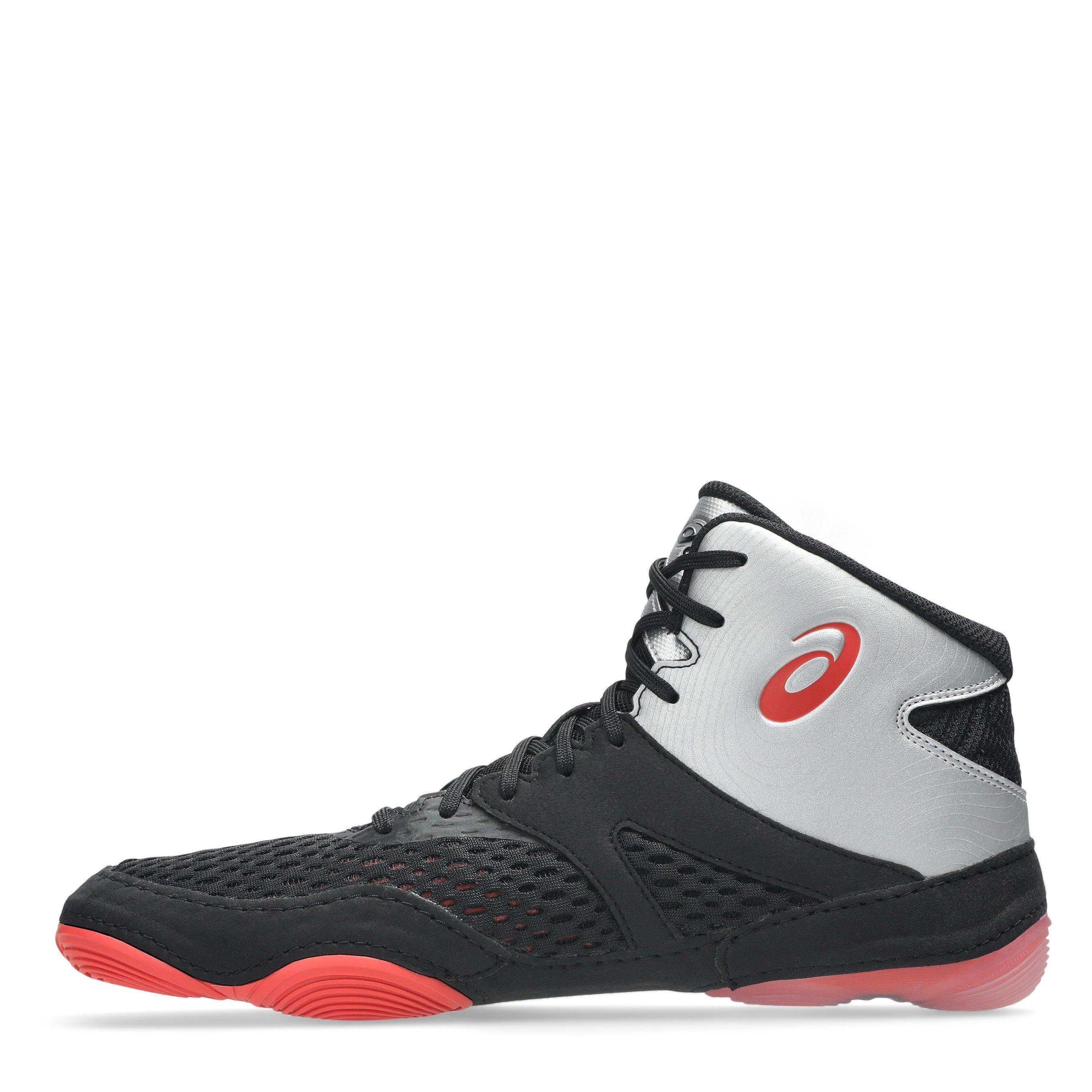 Black/Red - Asics - Men's Split El Mid Cut Boxing Boot - 2