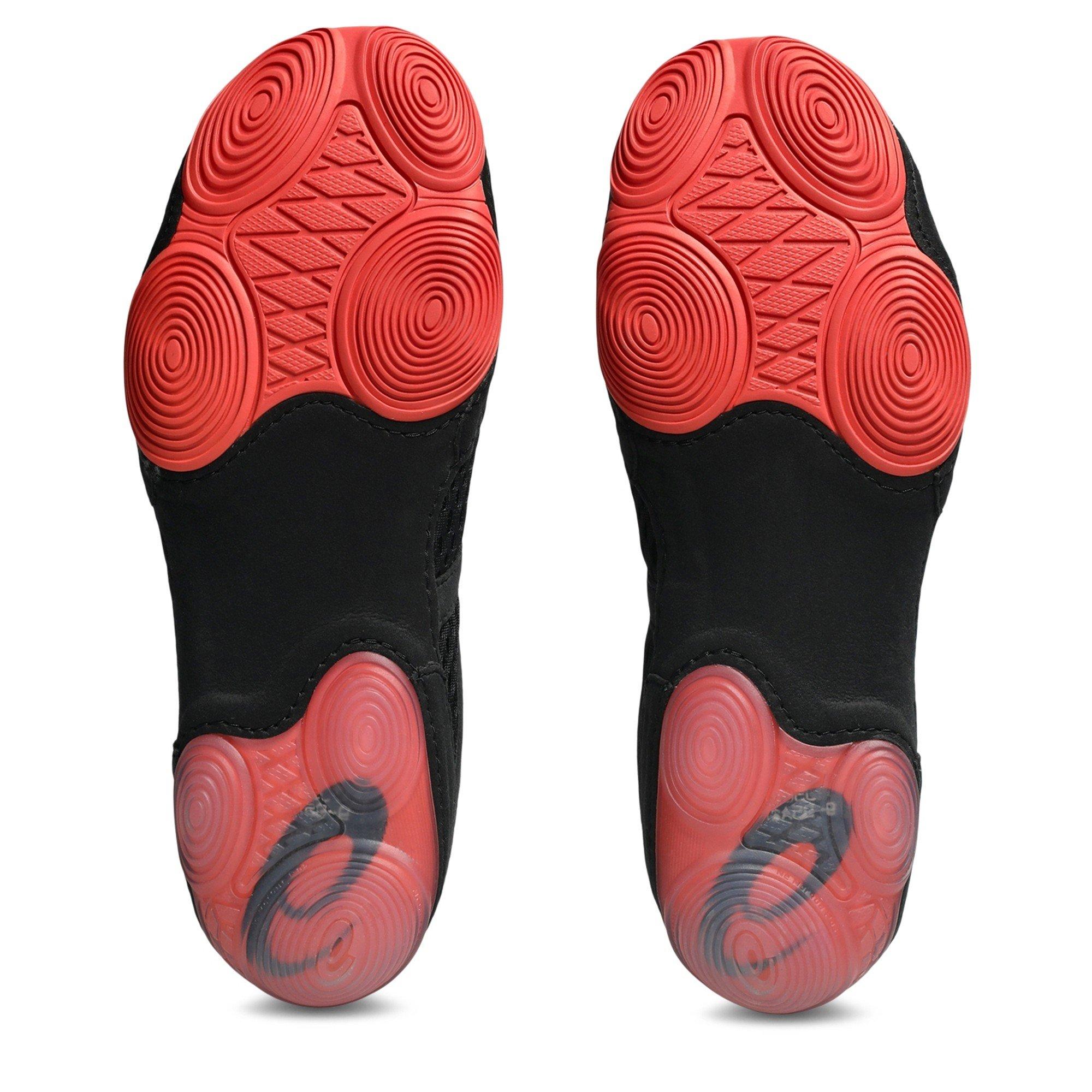 Black/Red - Asics - Men's Split El Mid Cut Boxing Boot - 3