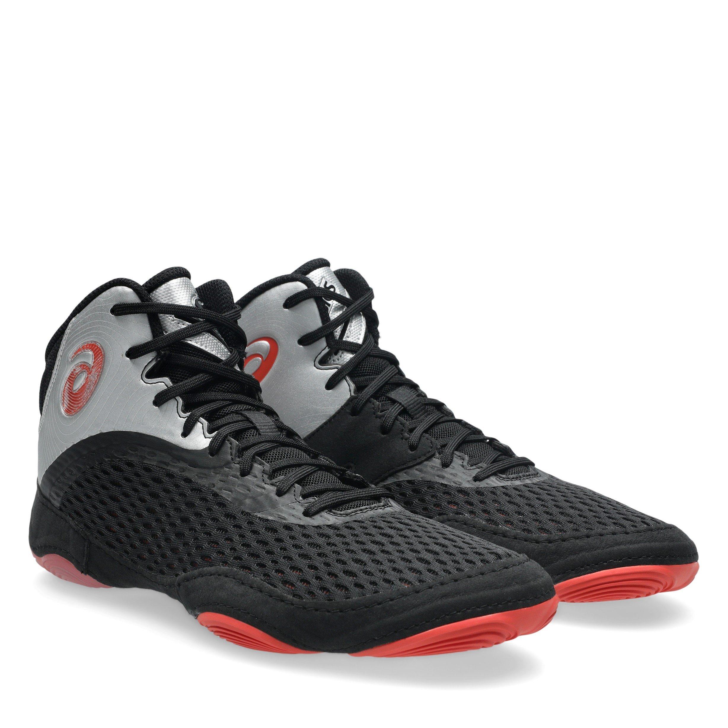 Black/Red - Asics - Men's Split El Mid Cut Boxing Boot - 4