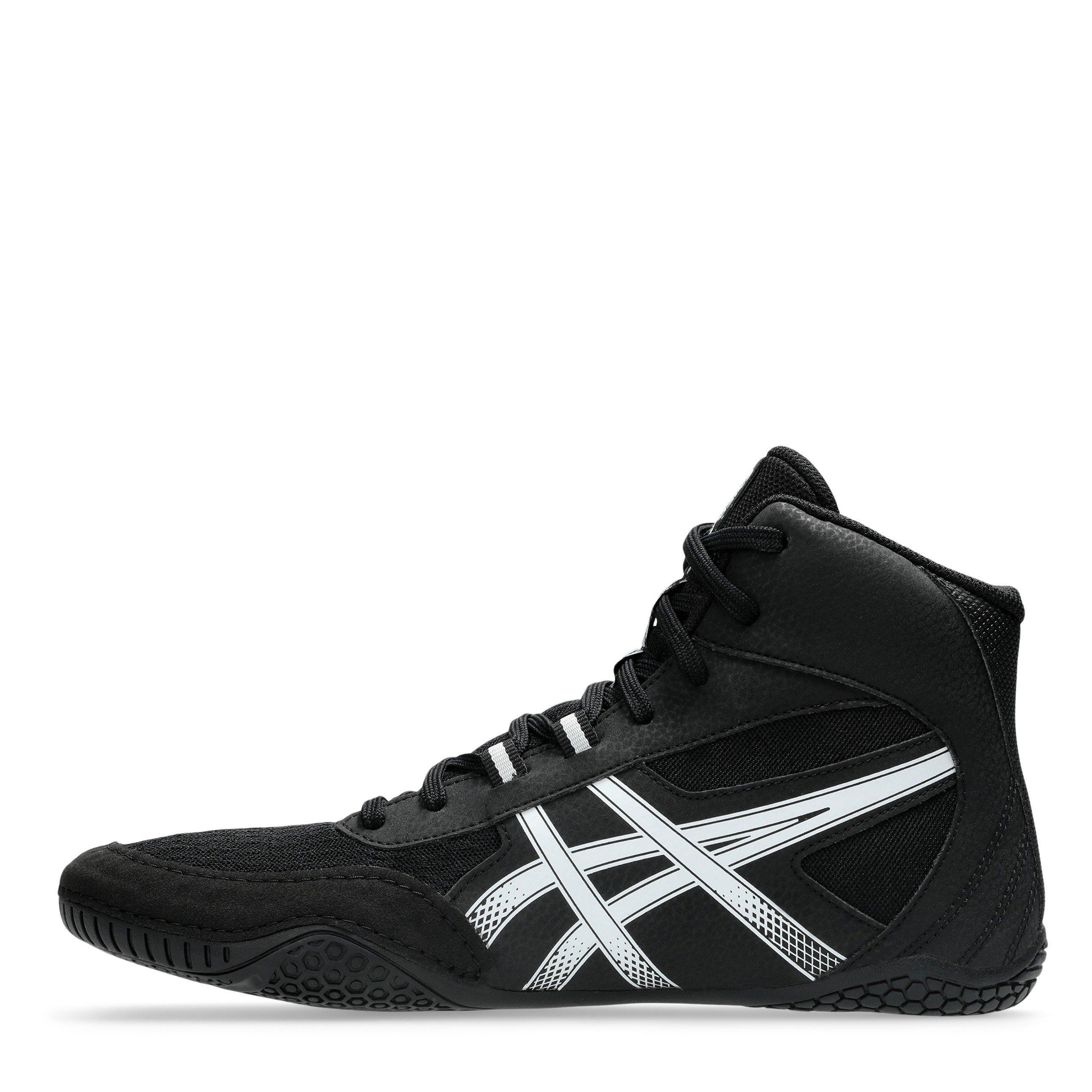 Black/White - Asics - Men's Matcontrol Mid Cut Boxing Boot - 2