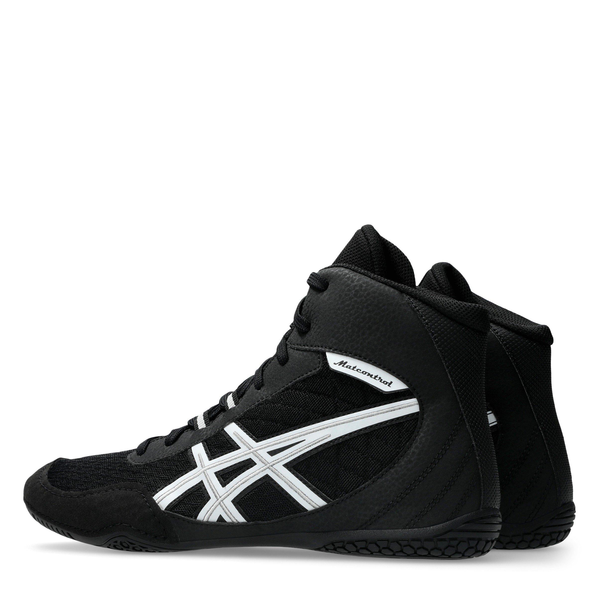 Black/White - Asics - Men's Matcontrol Mid Cut Boxing Boot - 5