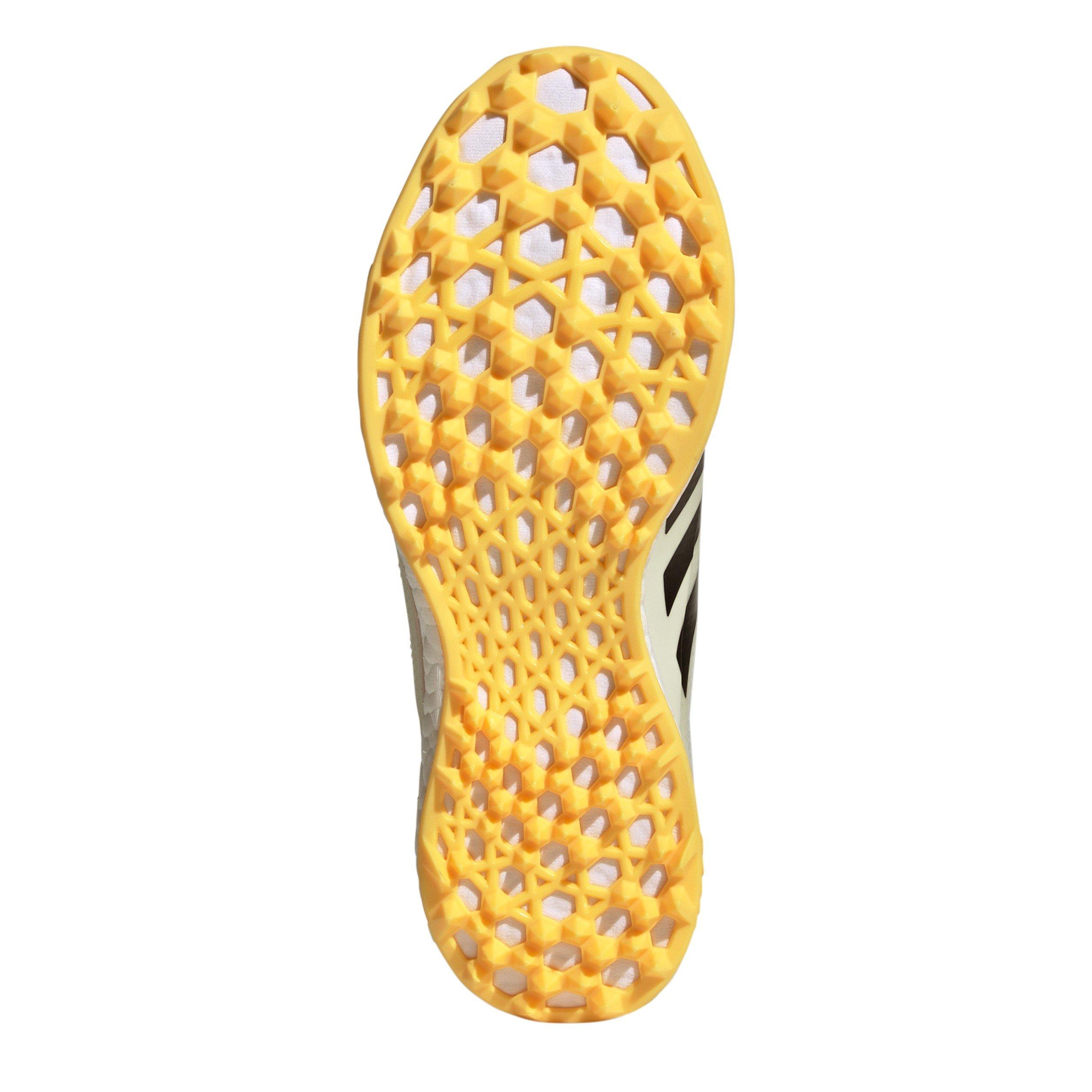 Ivory/Blk/Spark - adidas - Fabela X Empower Indoor Hockey Shoes - 6