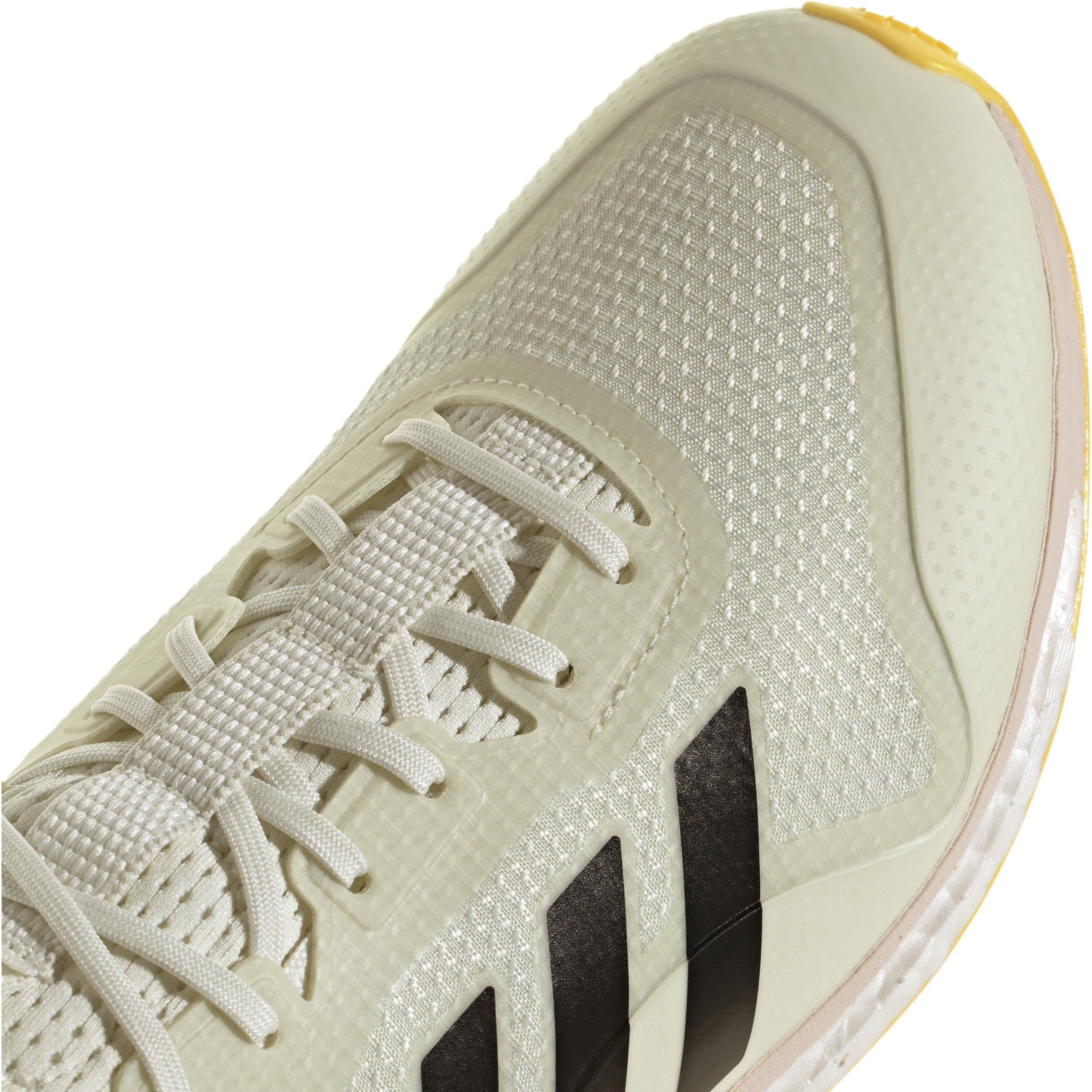 Ivory/Blk/Spark - adidas - Fabela X Empower Indoor Hockey Shoes - 8