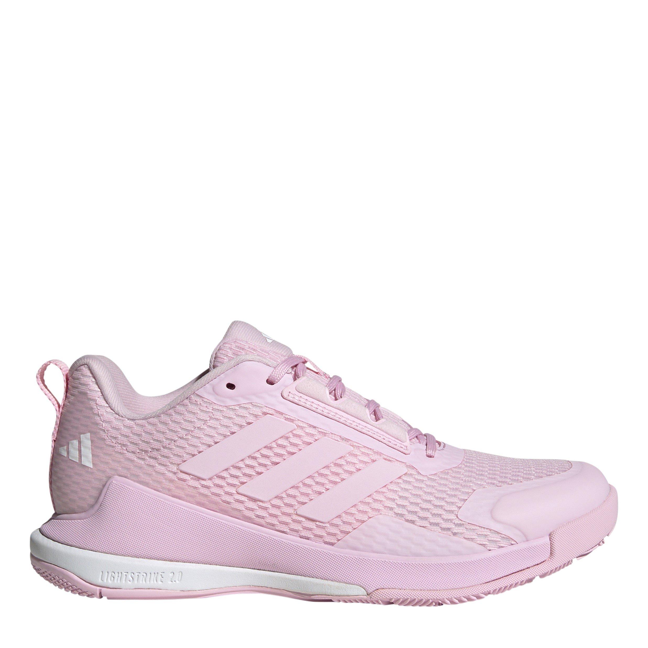 Adidas  Adults Novaflight Indoor Volleyball Shoes - Clear Pink - 12.5 (48)