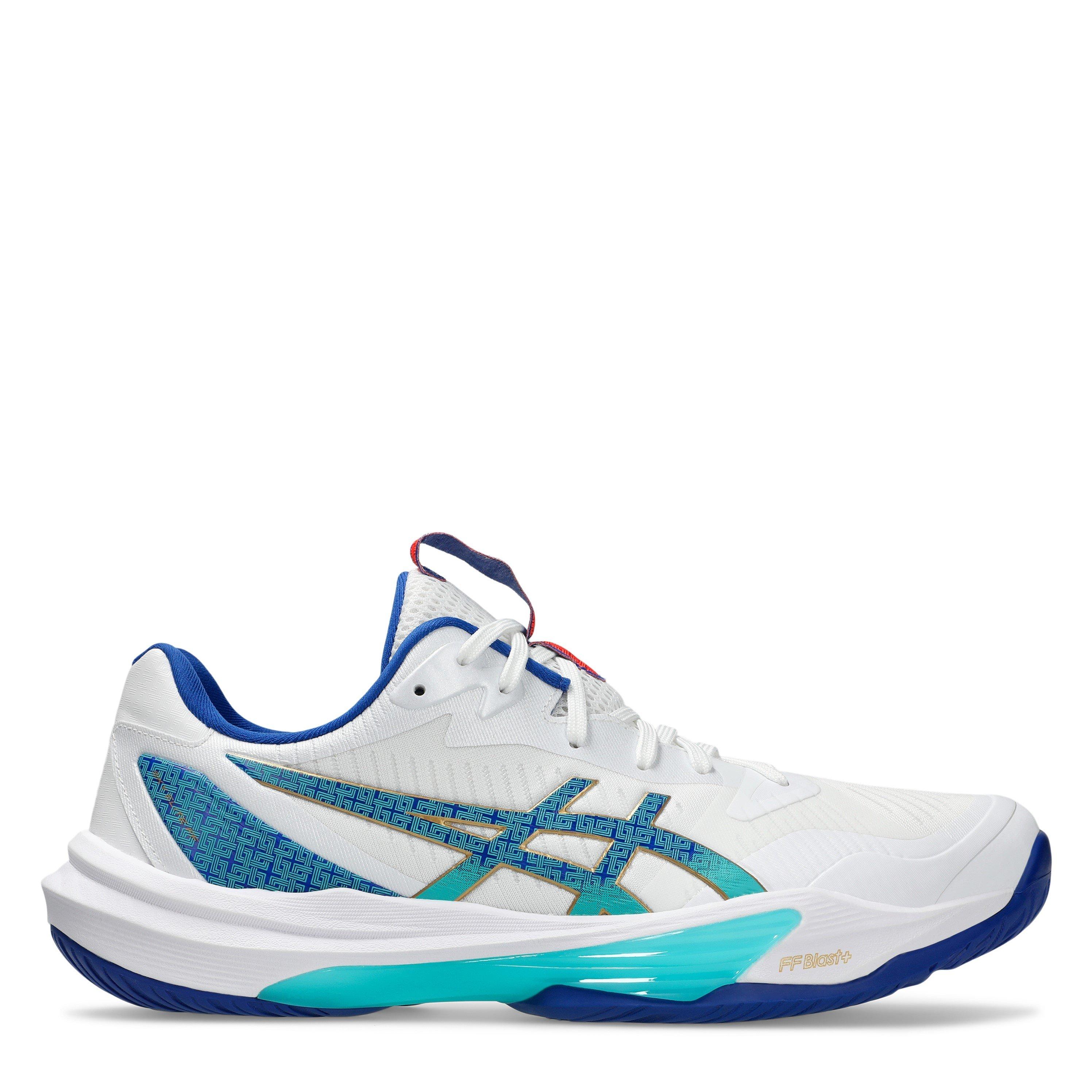 Wht/Asics Blue - Asics - Men's Sky Elite Volleyball Shoes - 1