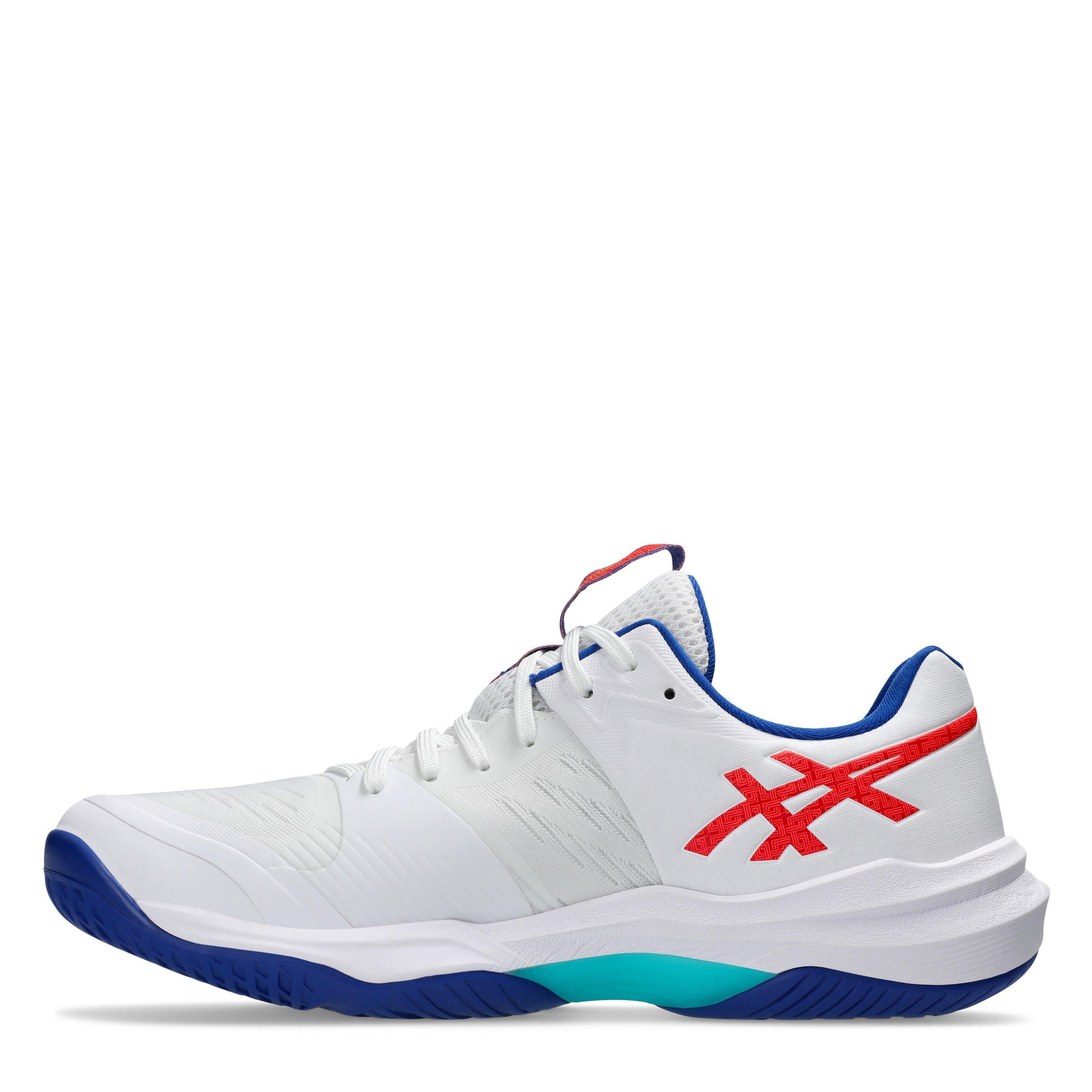 Wht/Asics Blue - Asics - Sky Elite Volleyball Shoes - 2