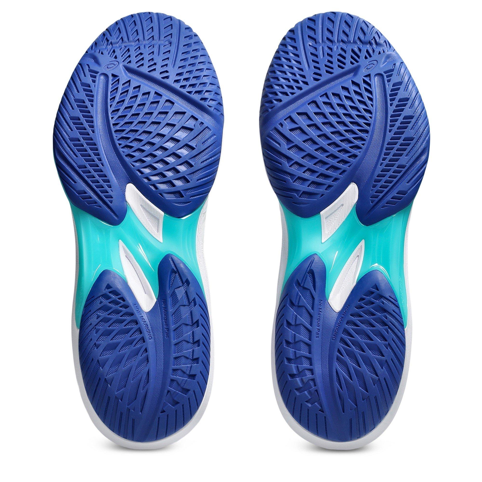 Wht/Asics Blue - Asics - Sky Elite Volleyball Shoes - 3