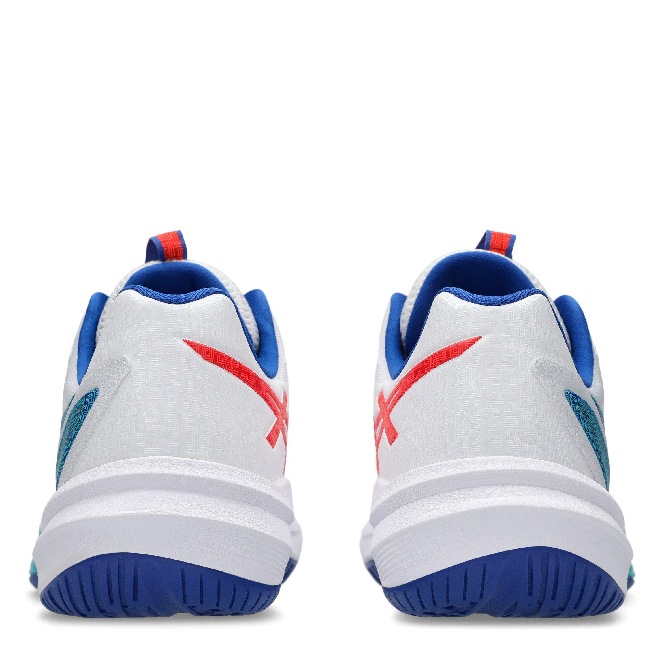 Wht/Asics Blue - Asics - Sky Elite Volleyball Shoes - 7