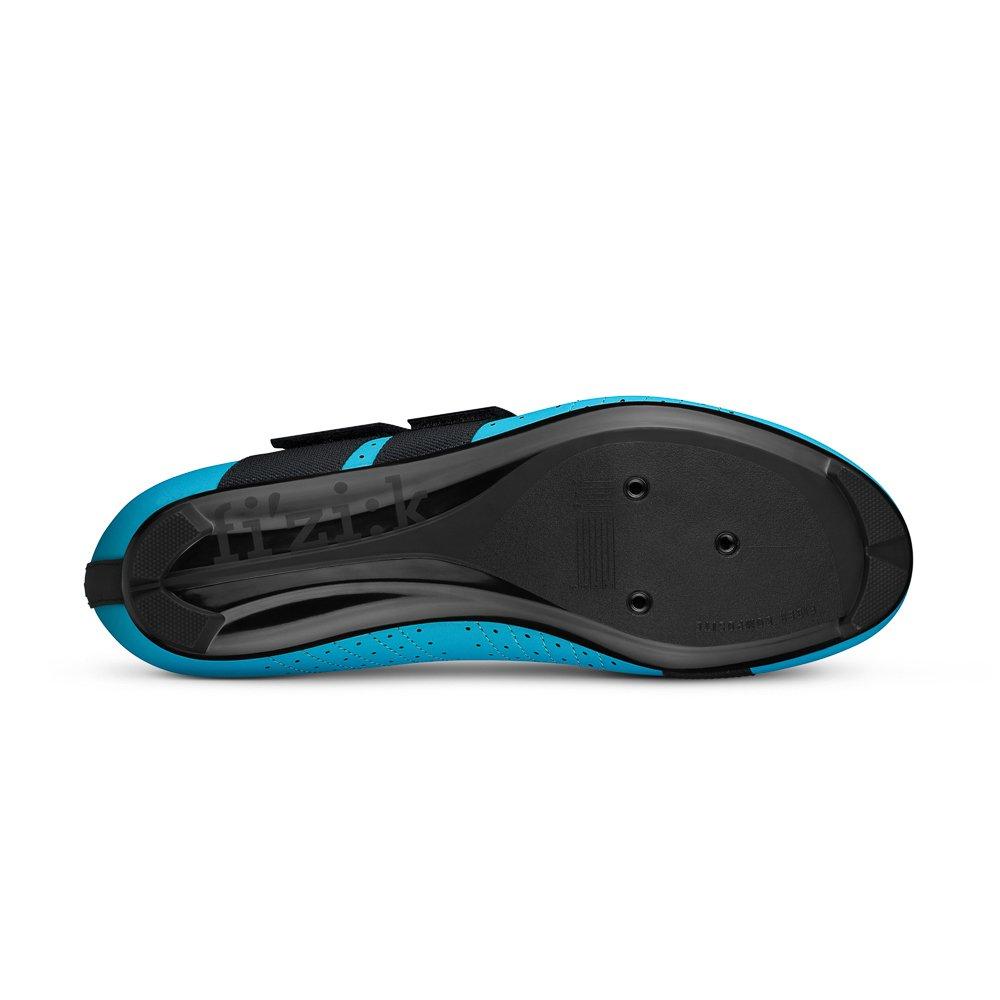 Blue / Black - Fizik - R5 Tempo Powerstrap Cycling Road Shoes - 3