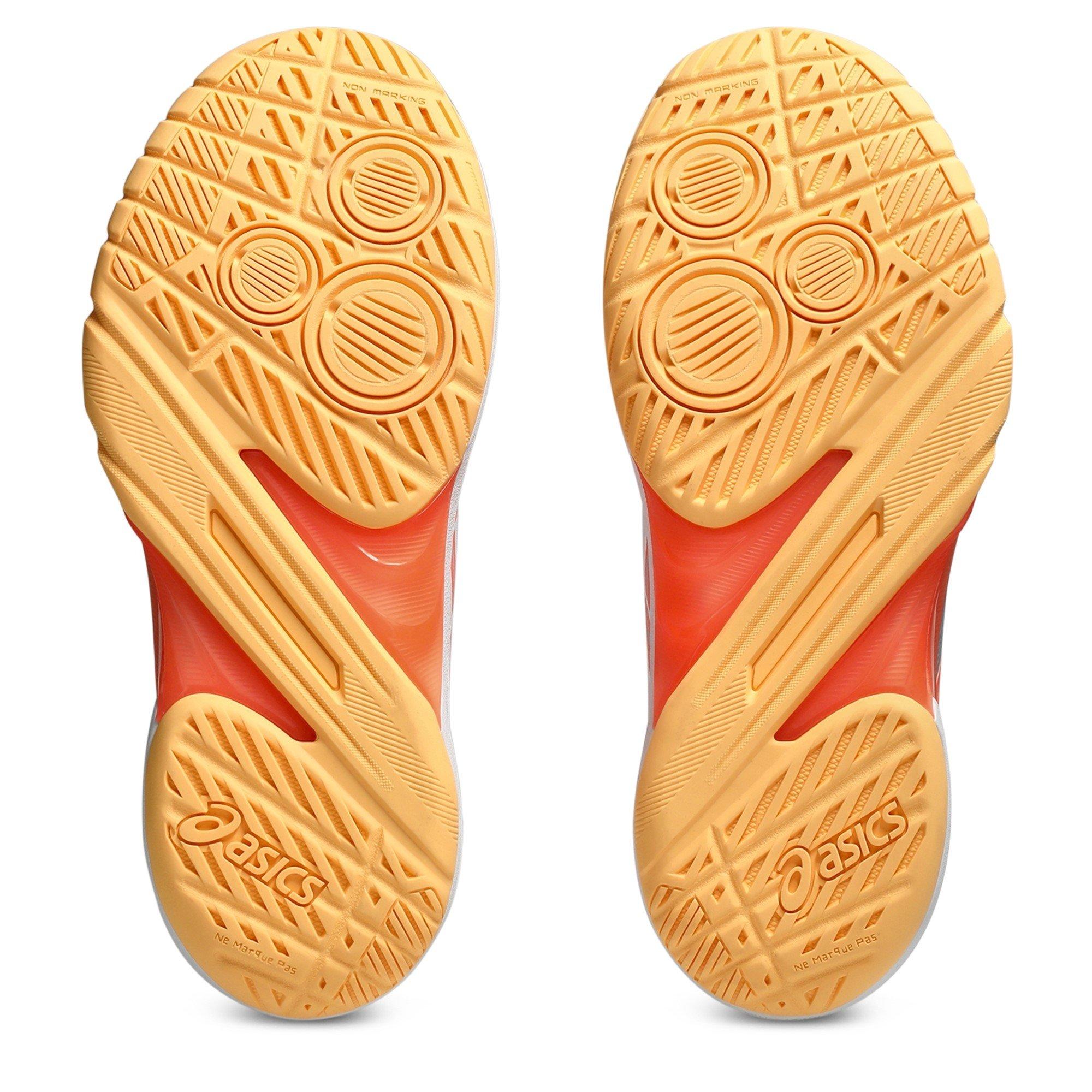 Weiß/Koralle - Asics - Powerbreak Ff Netball Shoes Womens - 3