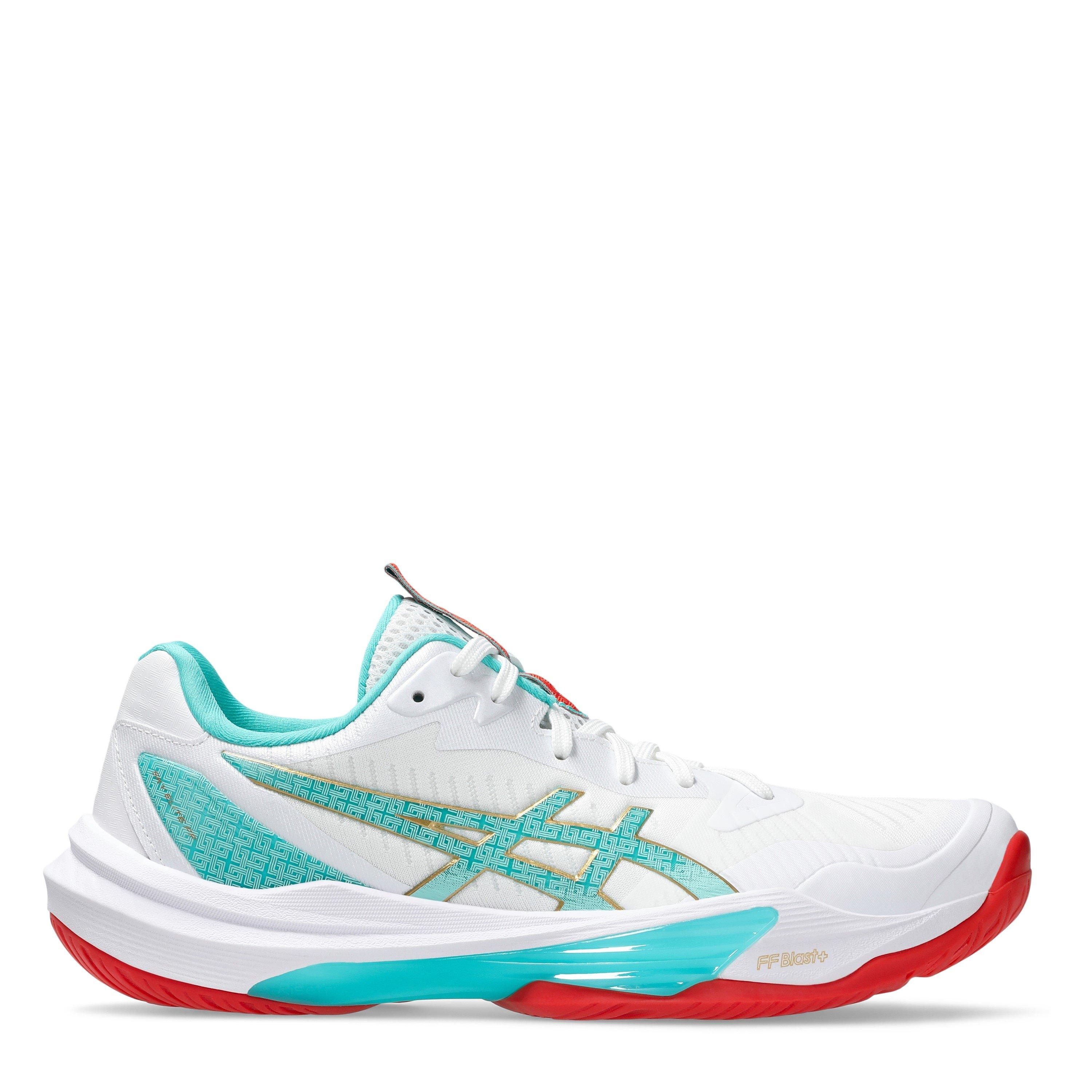 Wht/Sea Glass - Asics - Women's Sky Elite Netball Shoes - 1