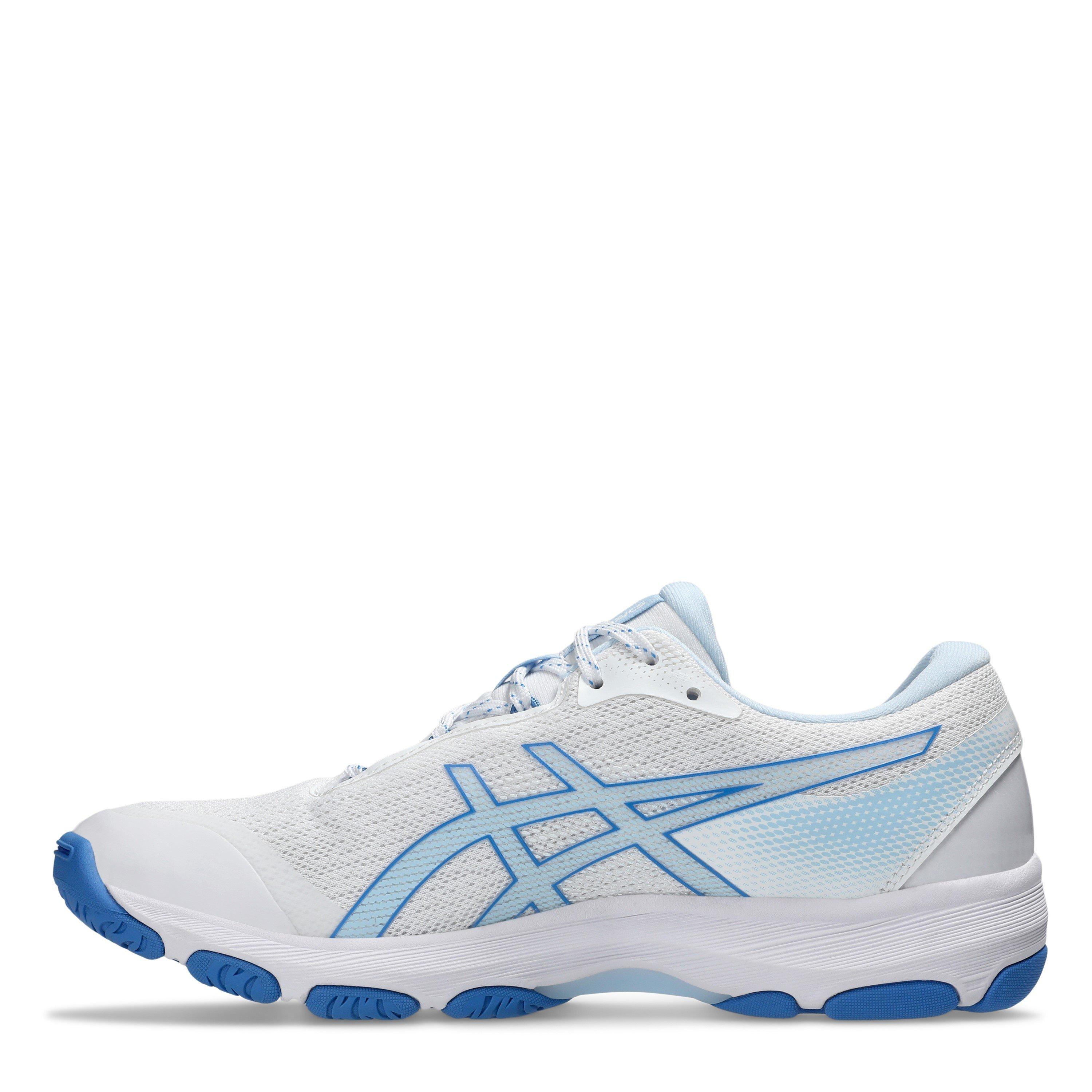 Branco/Azul - Asics - Gel-Netburner Academy 10 Netball Shoes Womens - 2