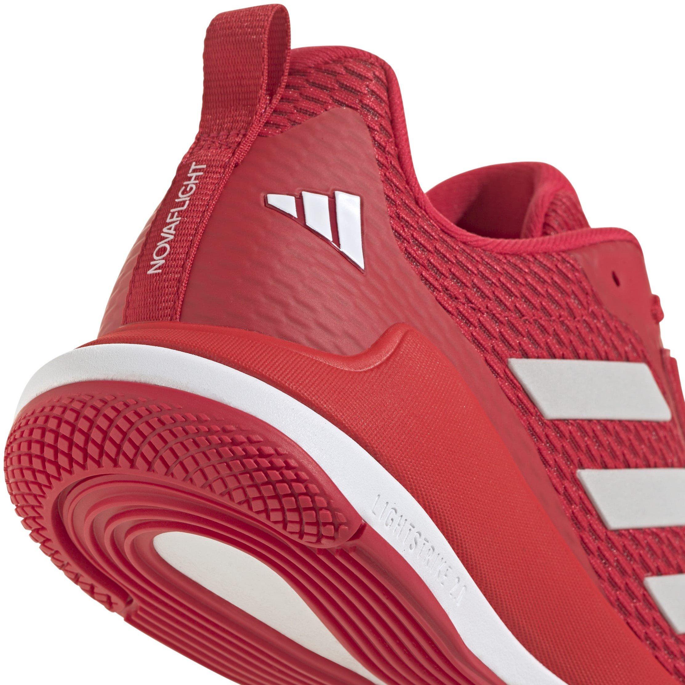 Rosso/Argento - adidas - Novaflight 2 Indoor Shoes - 7