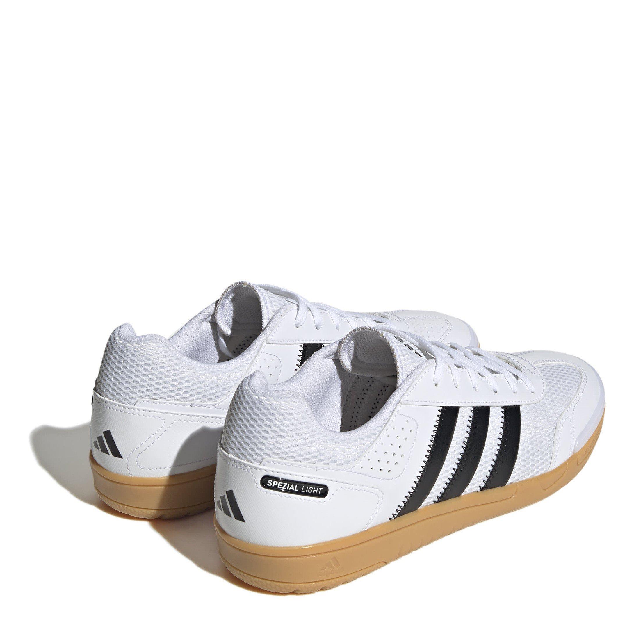 Wit/Gom - adidas - Spezial Light Handball Trainers Adults - 4