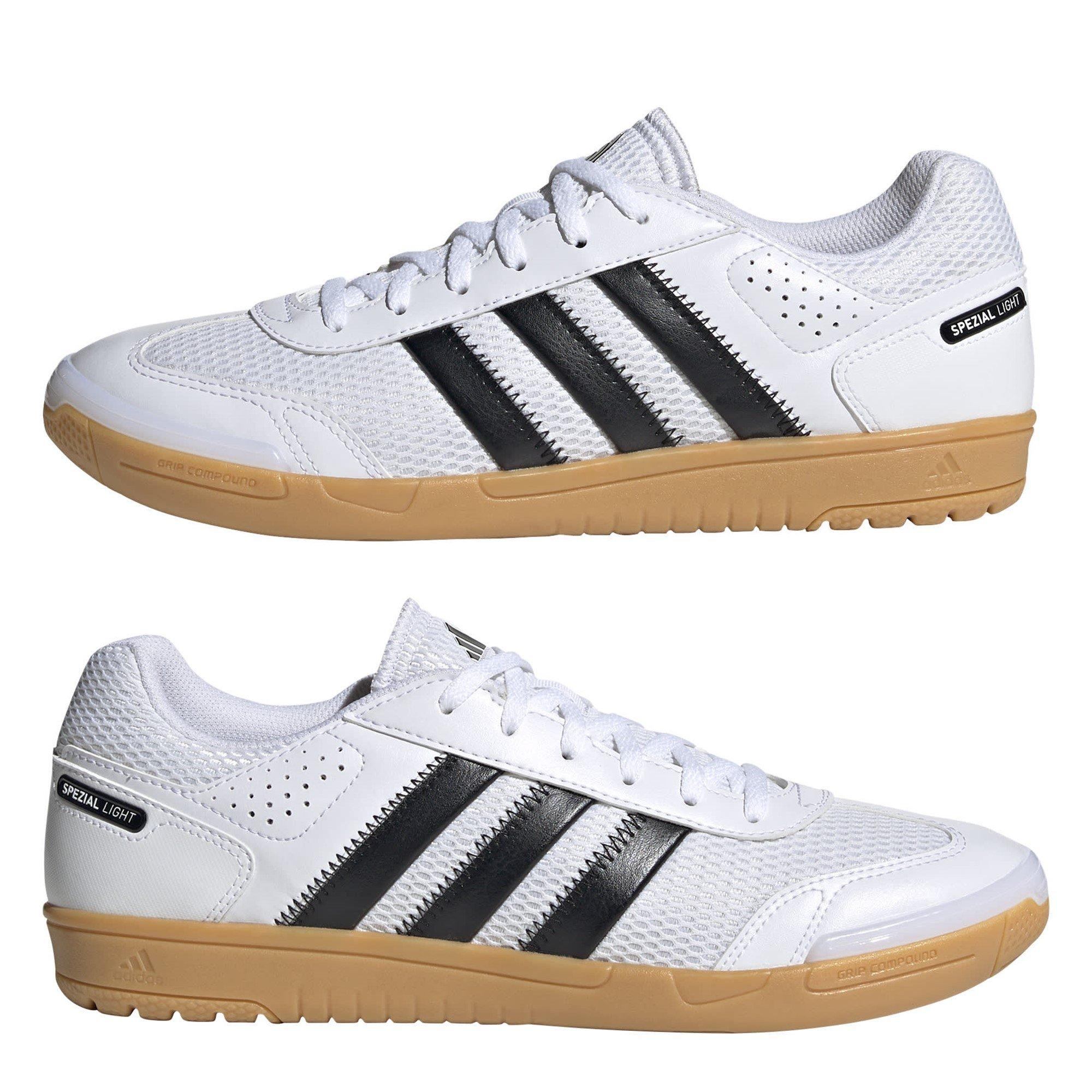 Wit/Gom - adidas - Spezial Light Handball Trainers Adults - 9