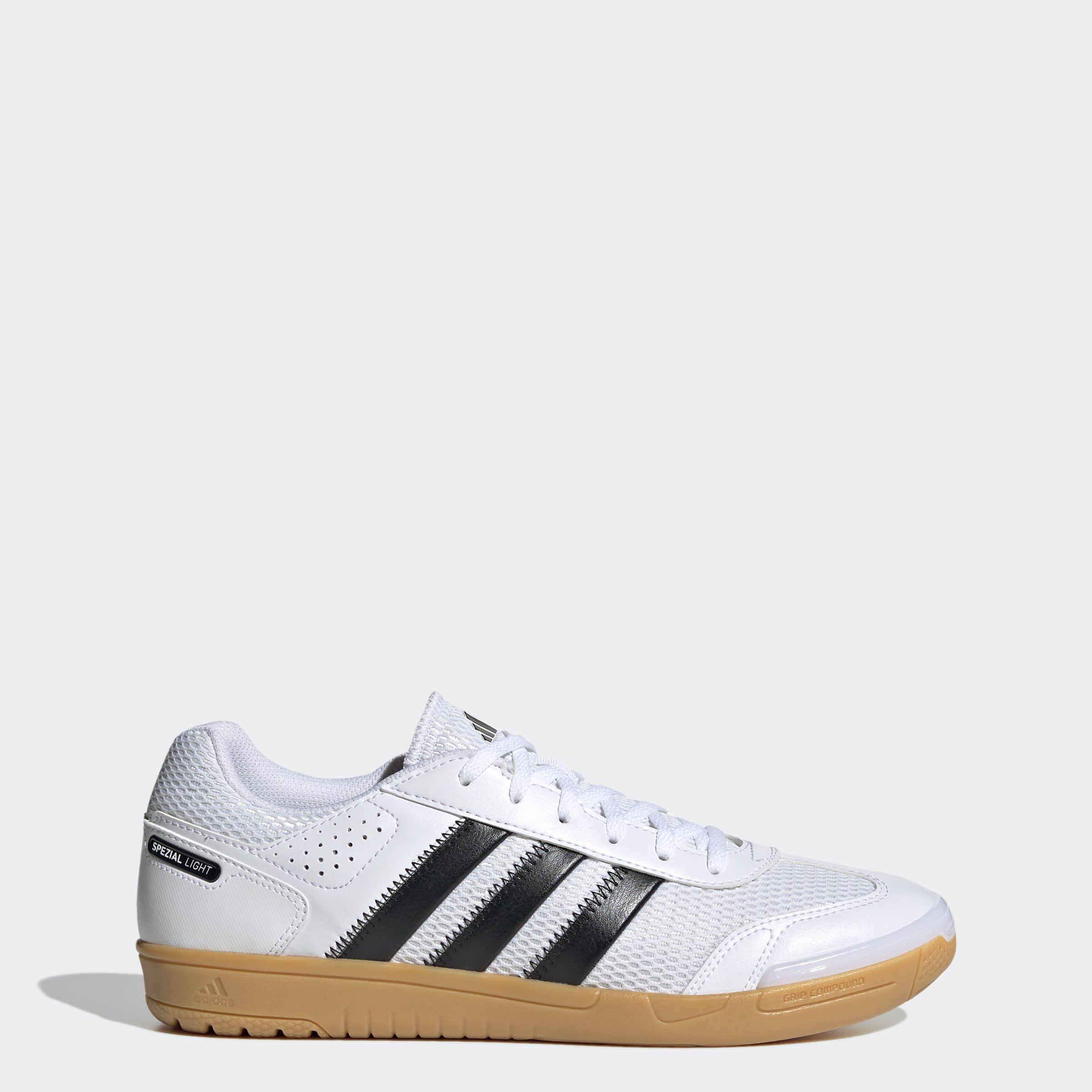 Wit/Gom - adidas - Spezial Light Handball Trainers Adults - 10