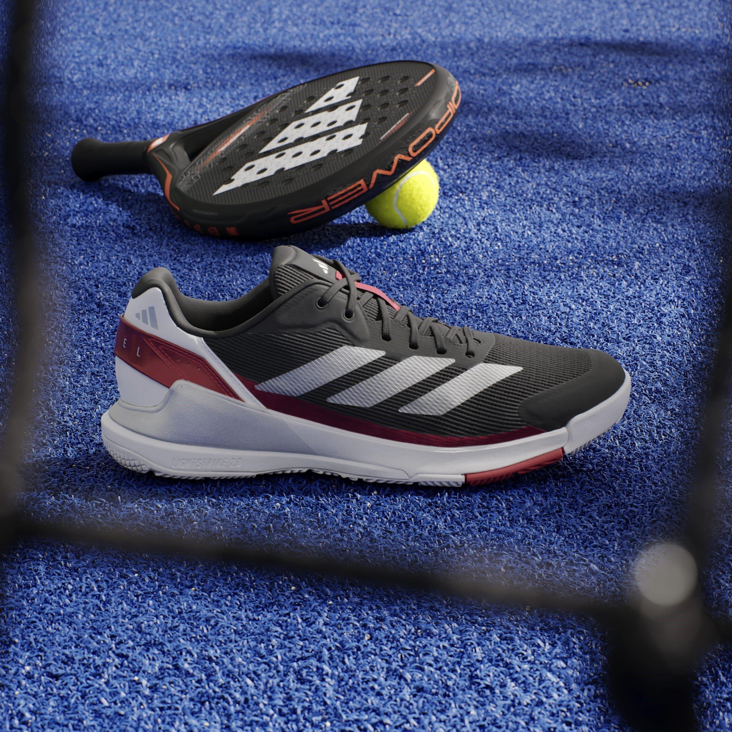 Schwarz/Weiß - adidas - Crazyquick Padel Shoes - 11