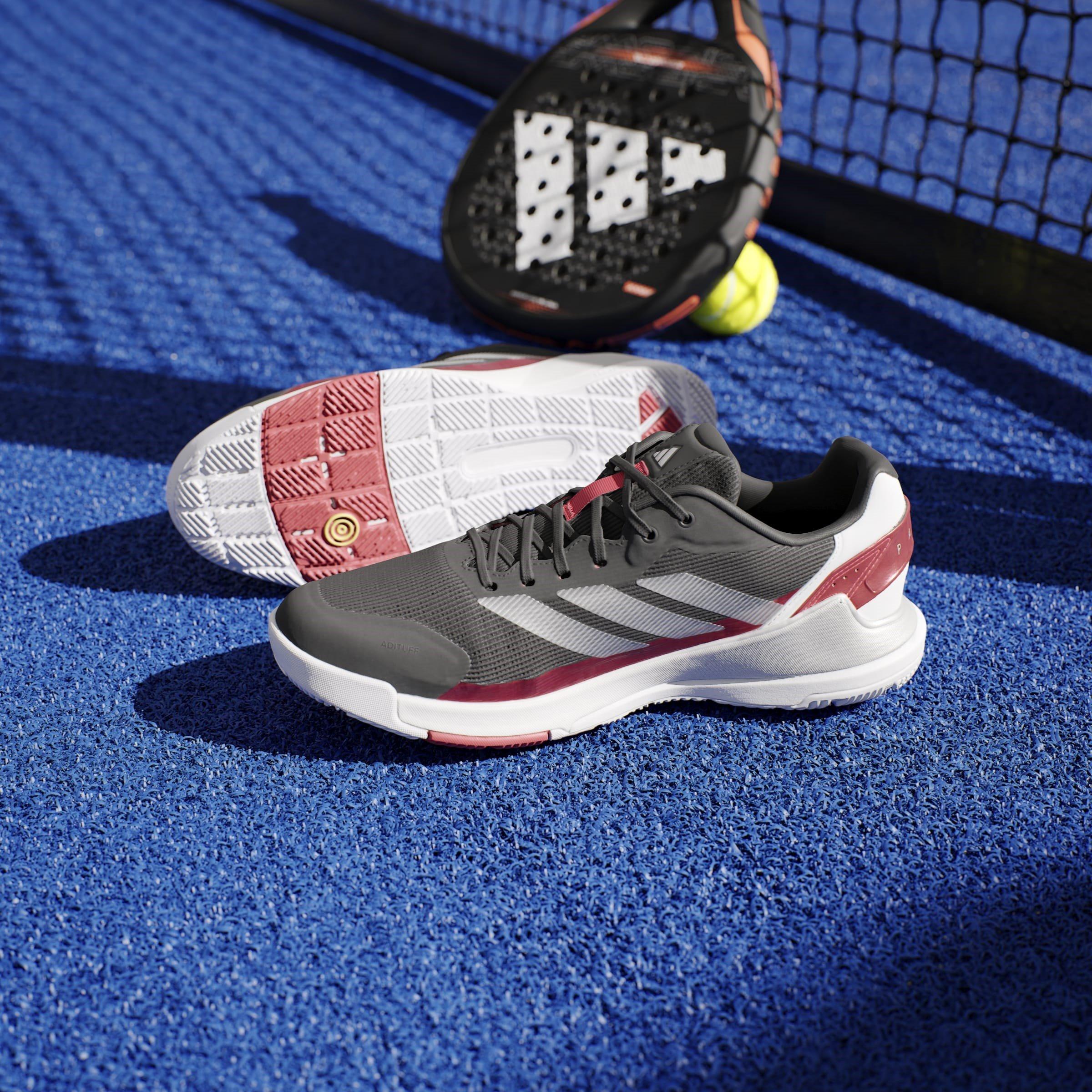 Schwarz/Weiß - adidas - Crazyquick Padel Shoes - 12