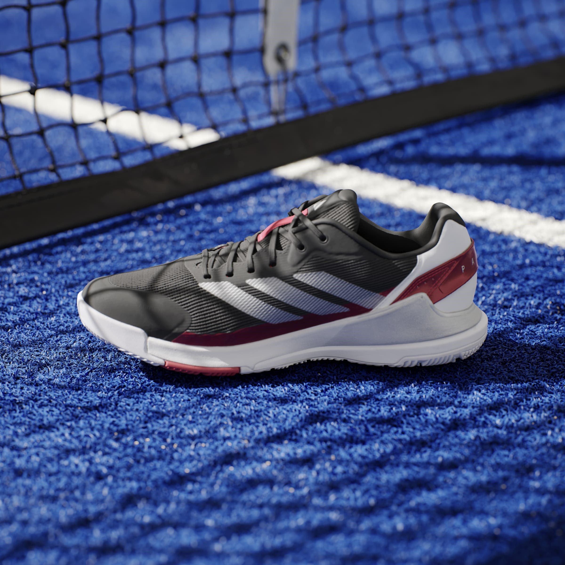 Schwarz/Weiß - adidas - Crazyquick Padel Shoes - 15