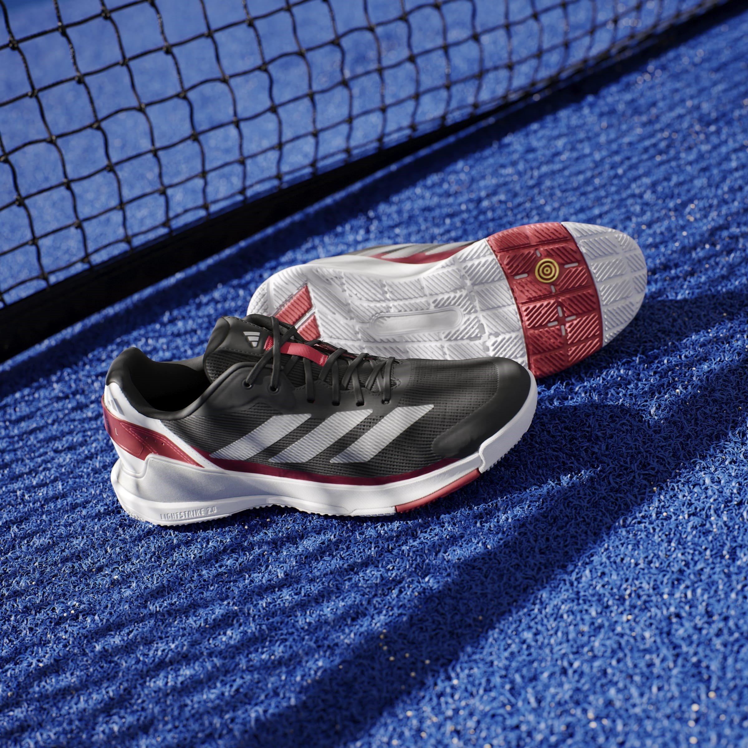 Schwarz/Weiß - adidas - Crazyquick Padel Shoes - 16