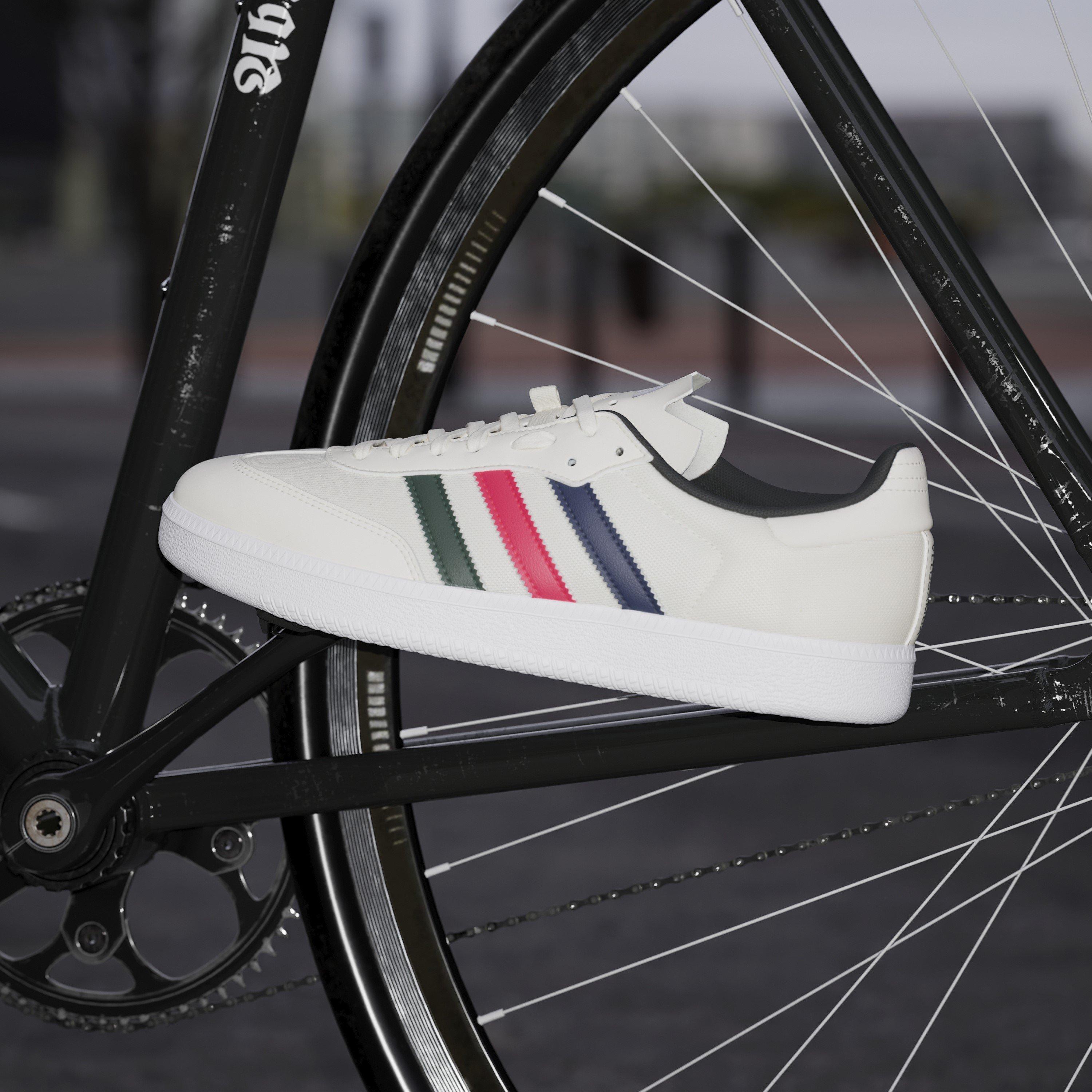 Chalk White - adidas - Men's Velosamba Made With Nature Road Cycling Shoes - 13