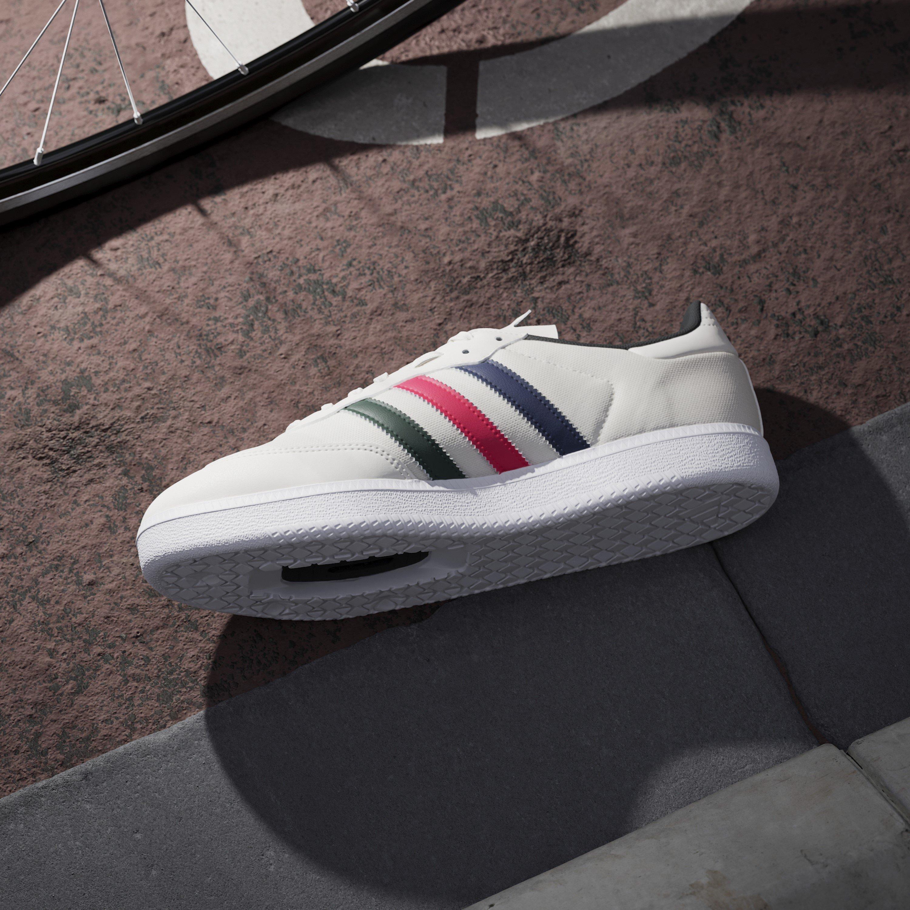 Chalk White - adidas - Men's Velosamba Made With Nature Road Cycling Shoes - 14