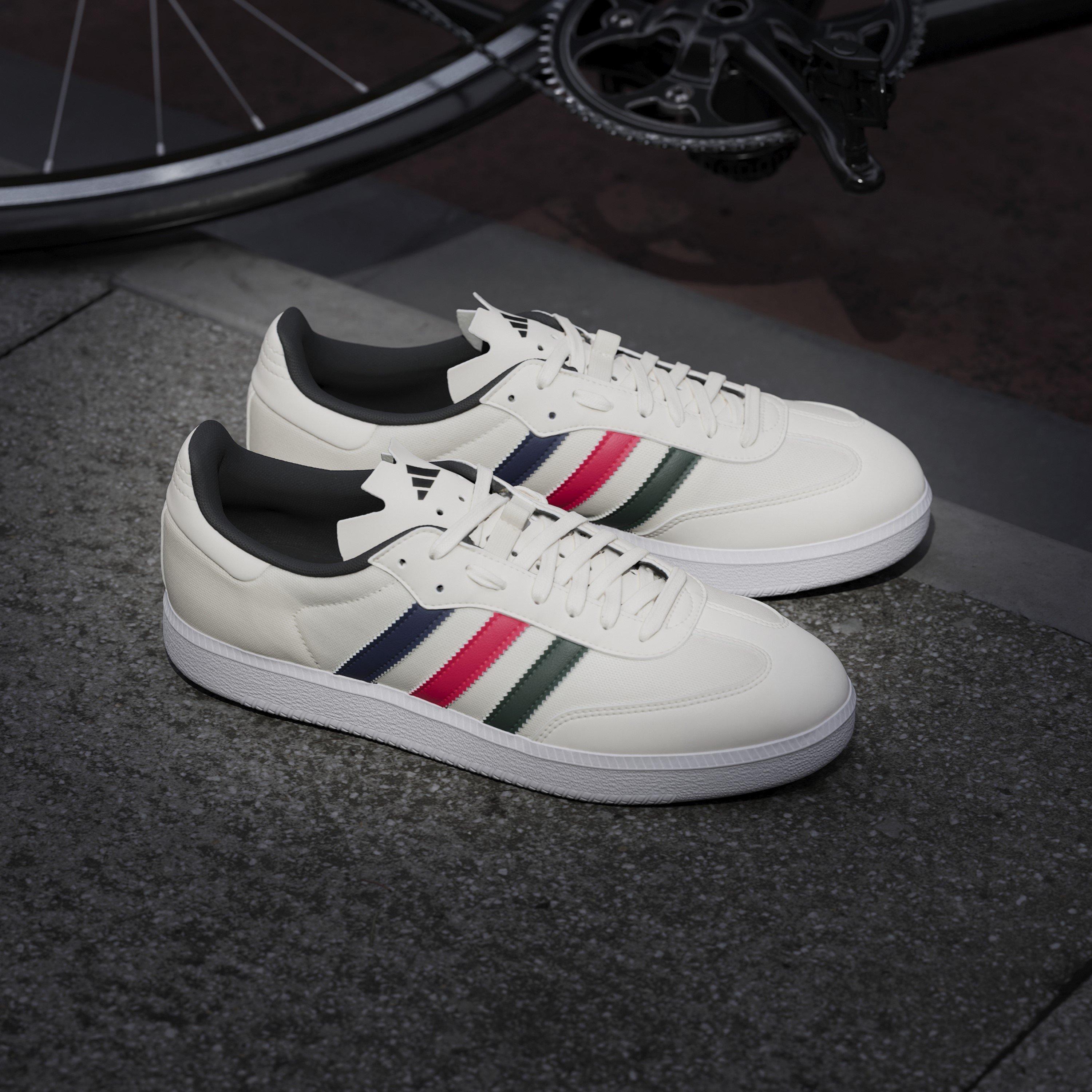 Chalk White - adidas - Men's Velosamba Made With Nature Road Cycling Shoes - 15