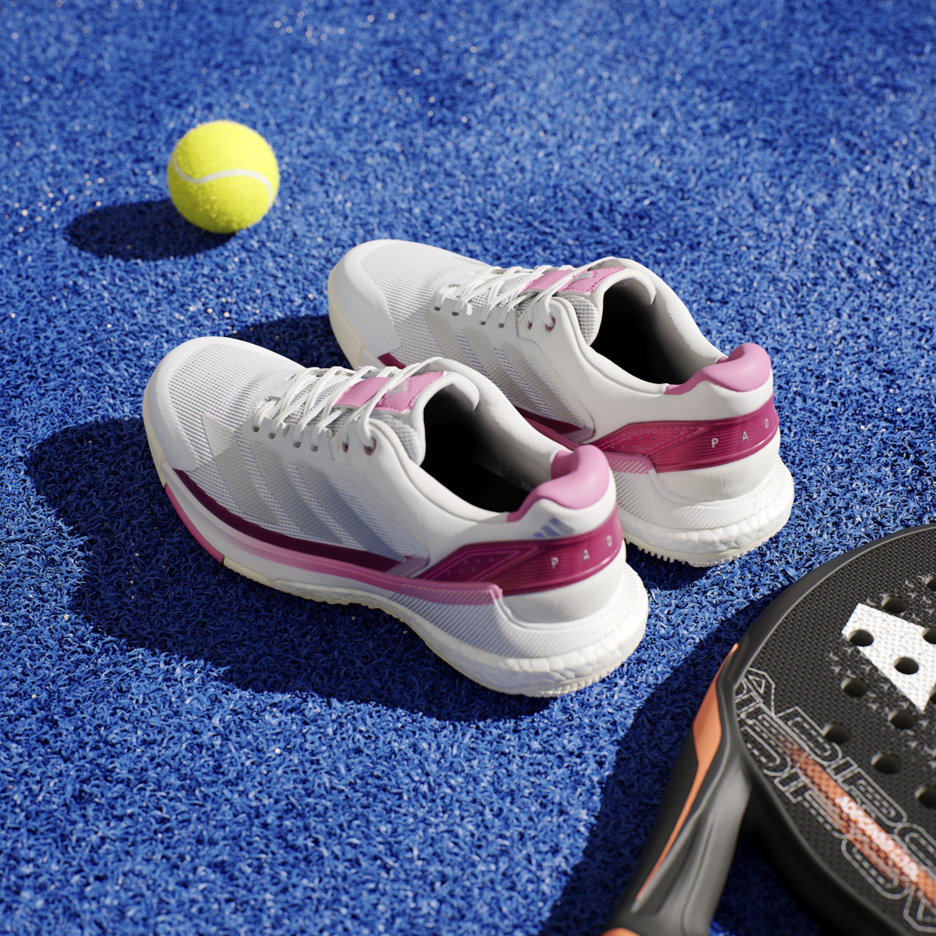 Bianco/Argento - adidas - Crazyquick BOOST Padel Shoes - 13