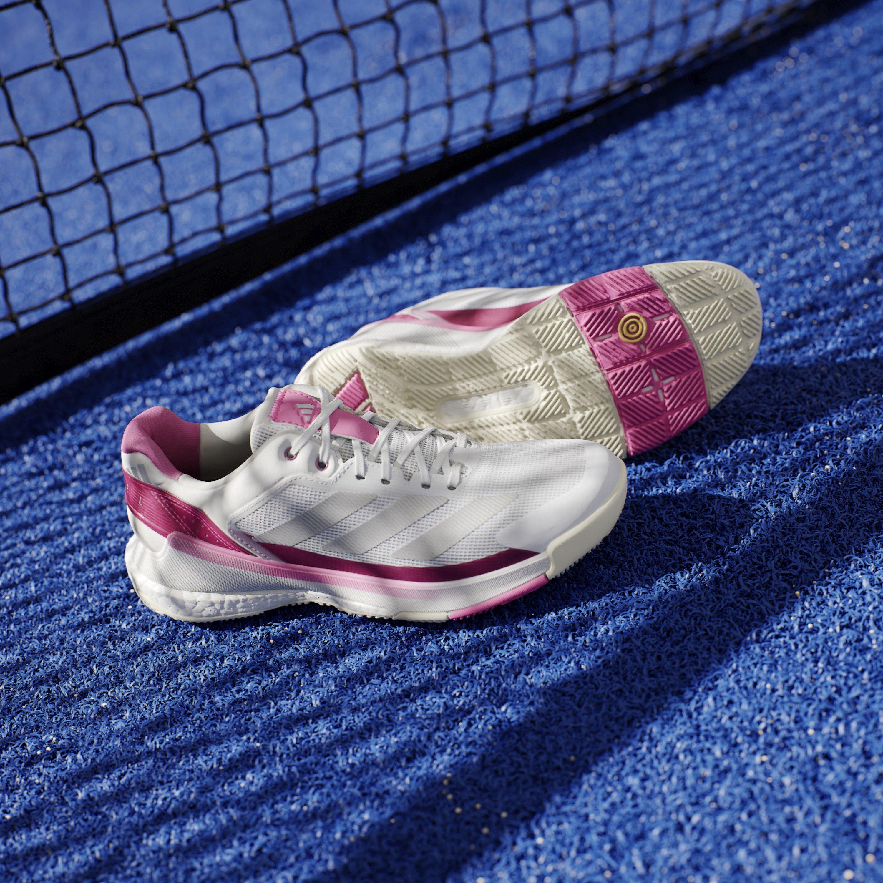Bianco/Argento - adidas - Crazyquick BOOST Padel Shoes - 15