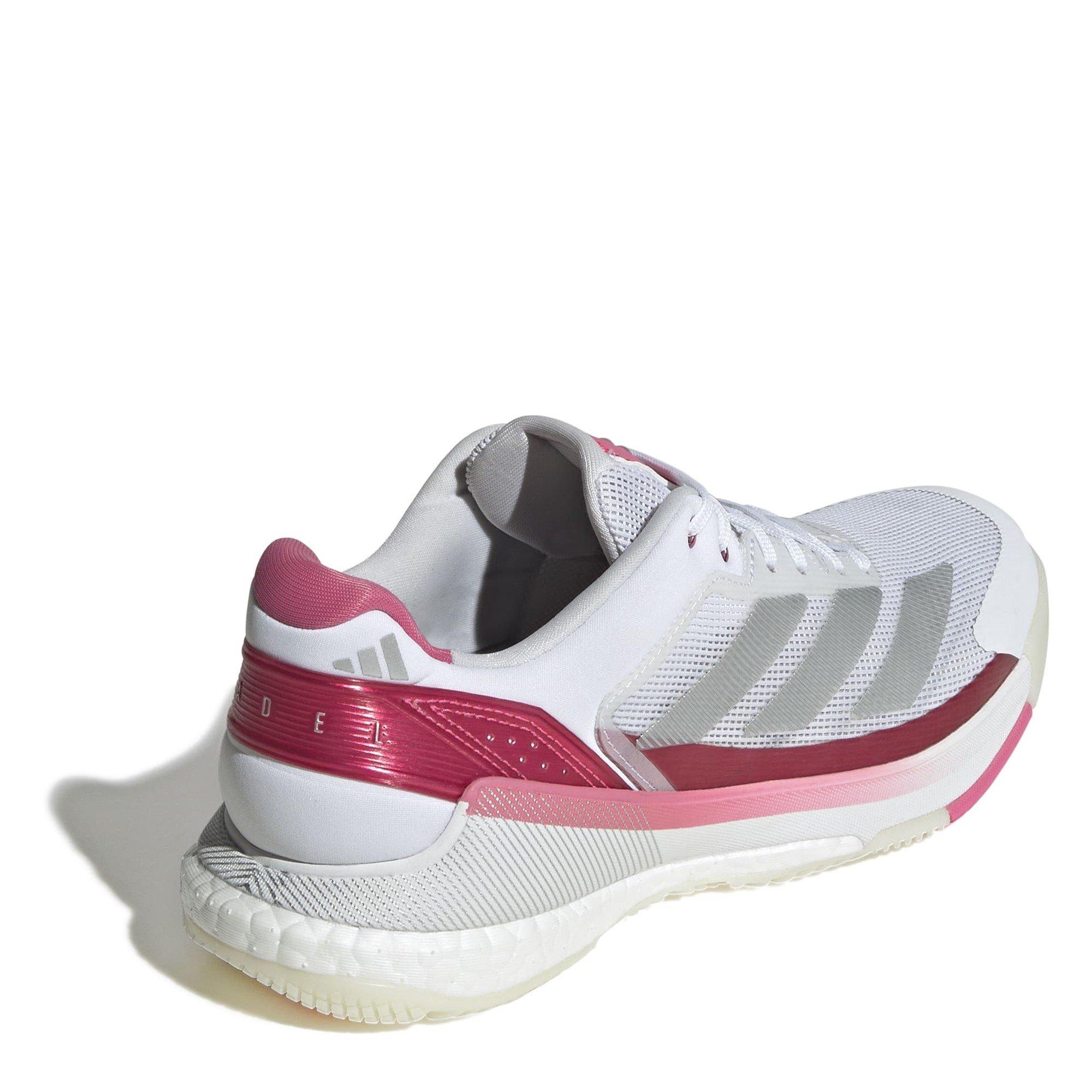 Bianco/Argento - adidas - Crazyquick BOOST Padel Shoes - 4