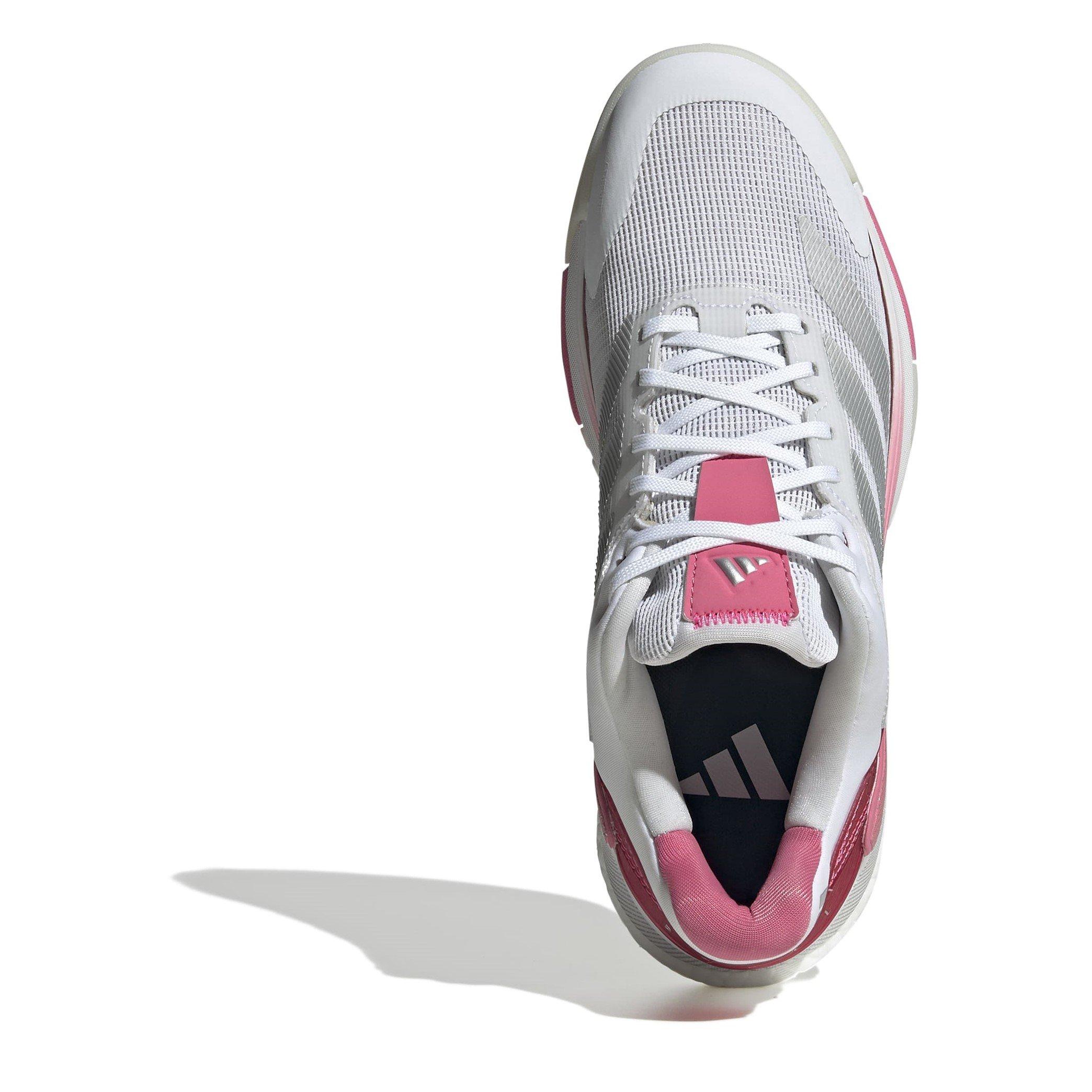 Bianco/Argento - adidas - Crazyquick BOOST Padel Shoes - 5