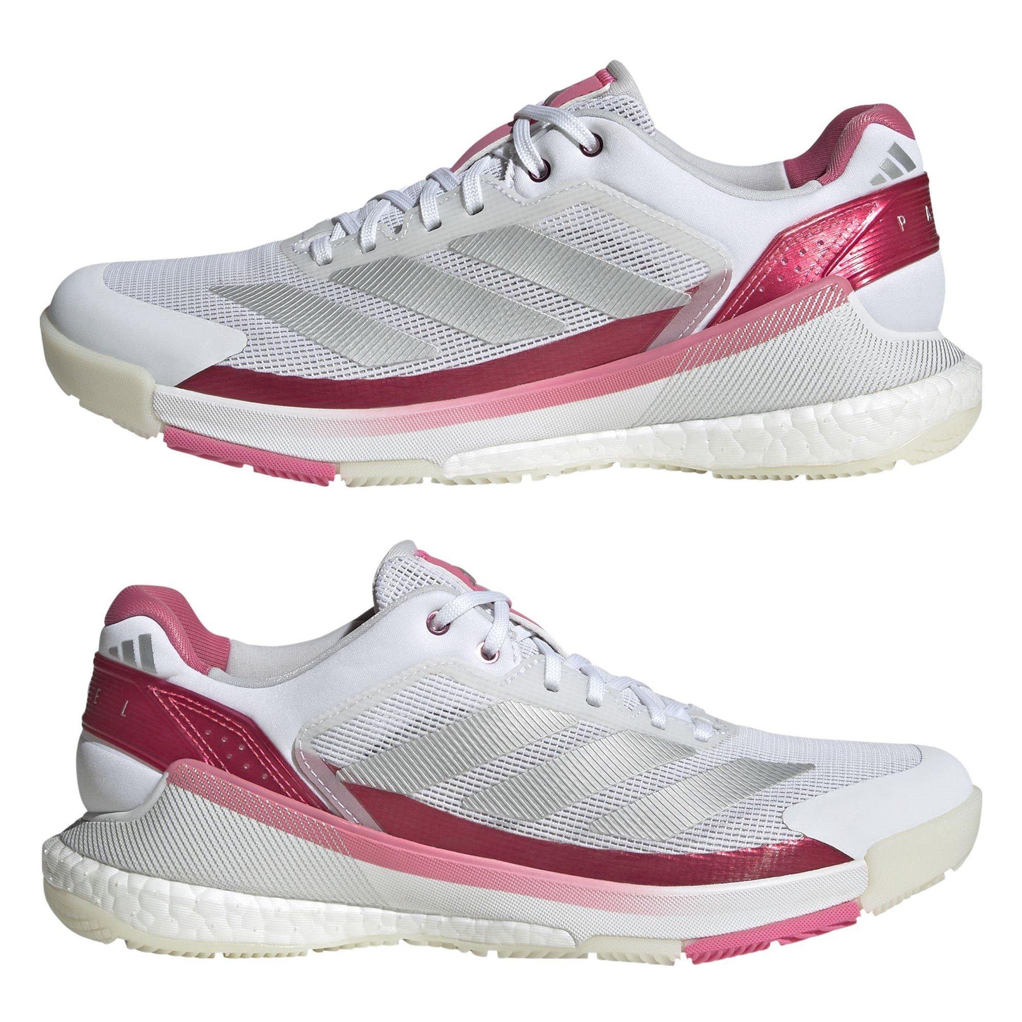Bianco/Argento - adidas - Crazyquick BOOST Padel Shoes - 9