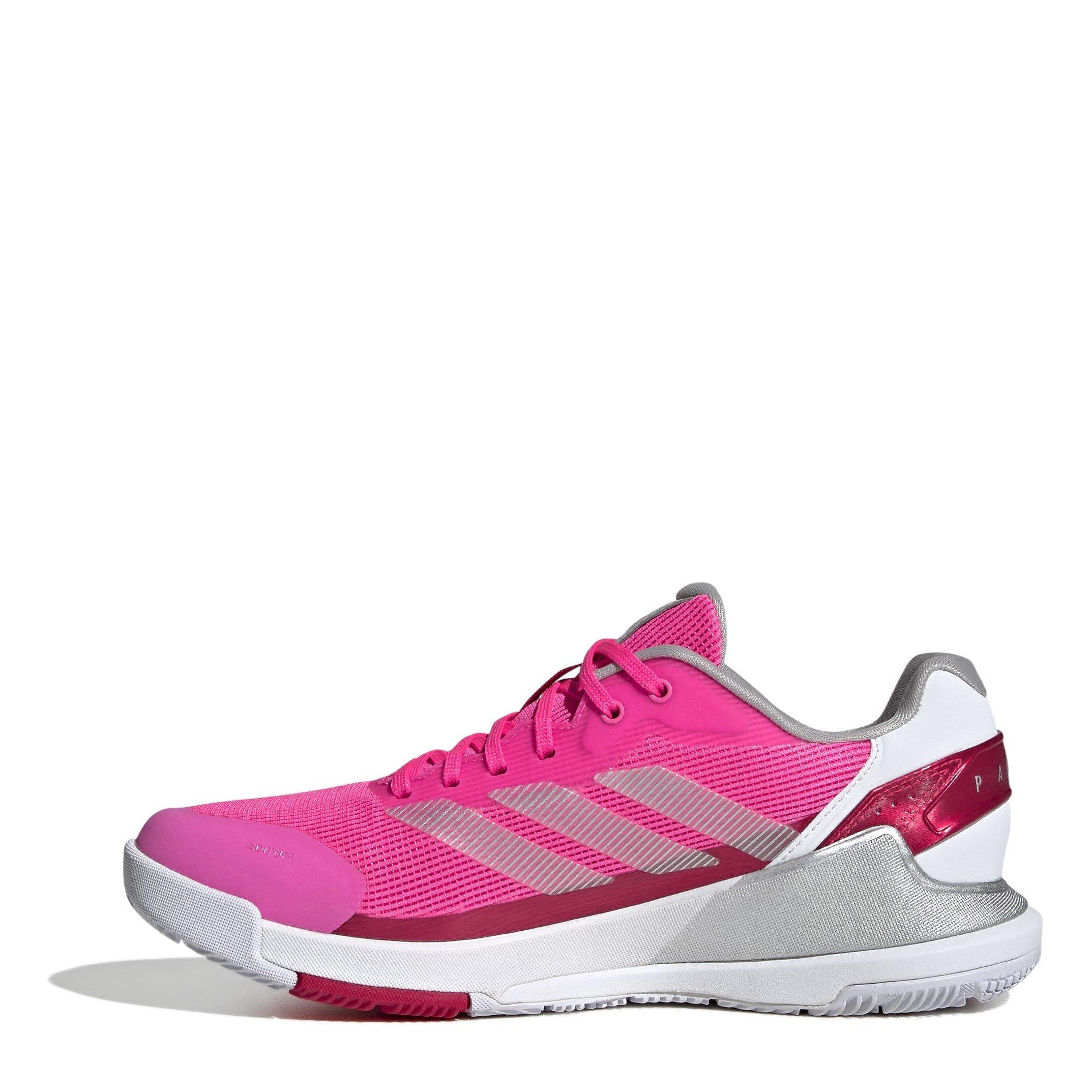 Pink/Sølv - adidas - Crazyquick Lightstrike Padel Shoes - 2