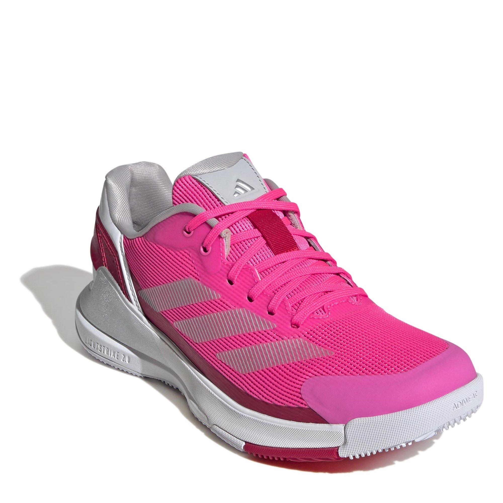 Pink/Sølv - adidas - Crazyquick Lightstrike Padel Shoes - 3