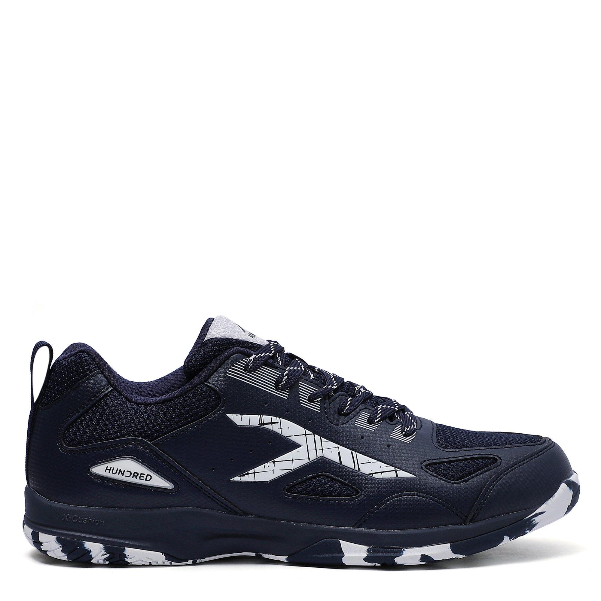 NAVY/WHITE - Hundred - Galaxy Mens Badminton Shoes - 1