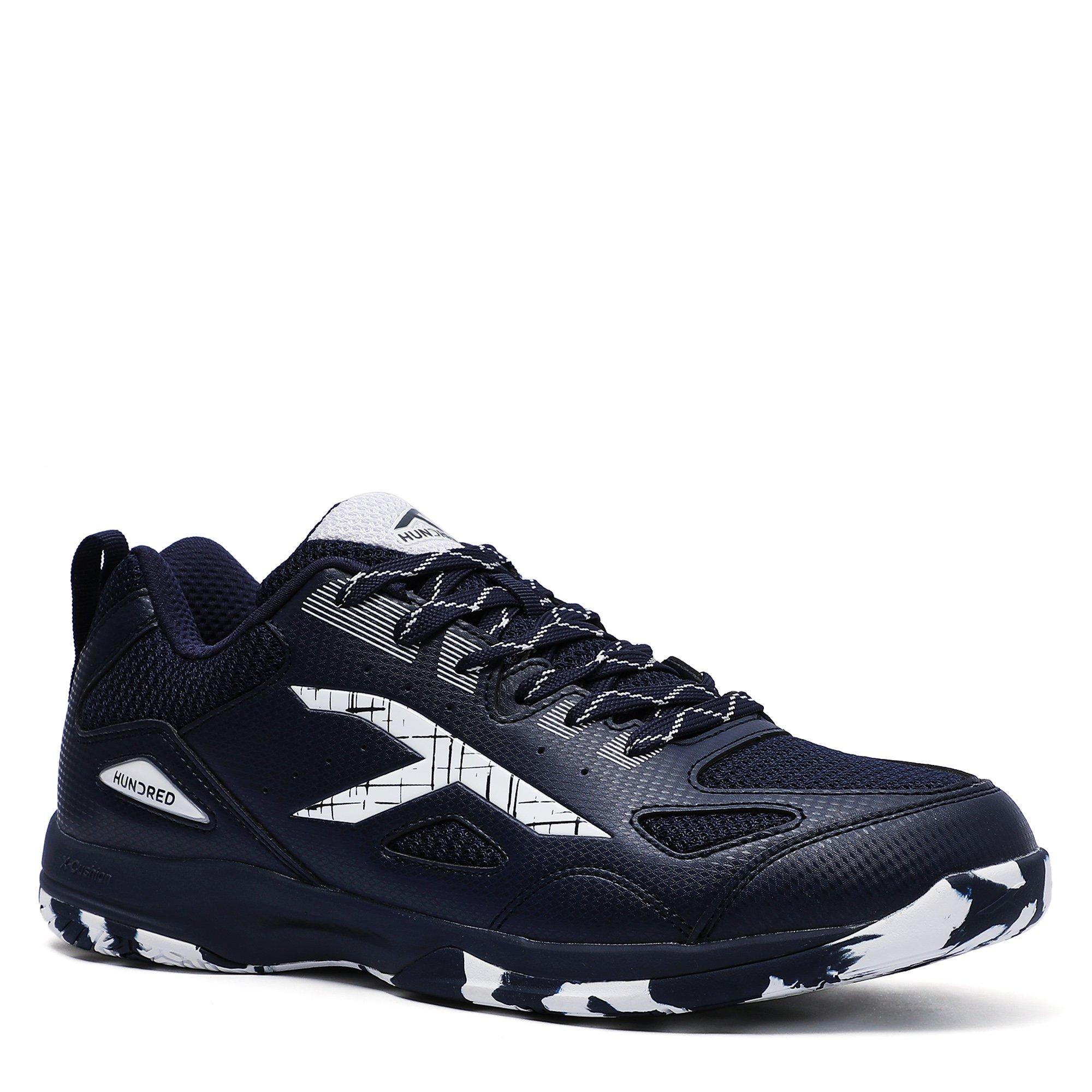 NAVY/WHITE - Hundred - Galaxy Mens Badminton Shoes - 5