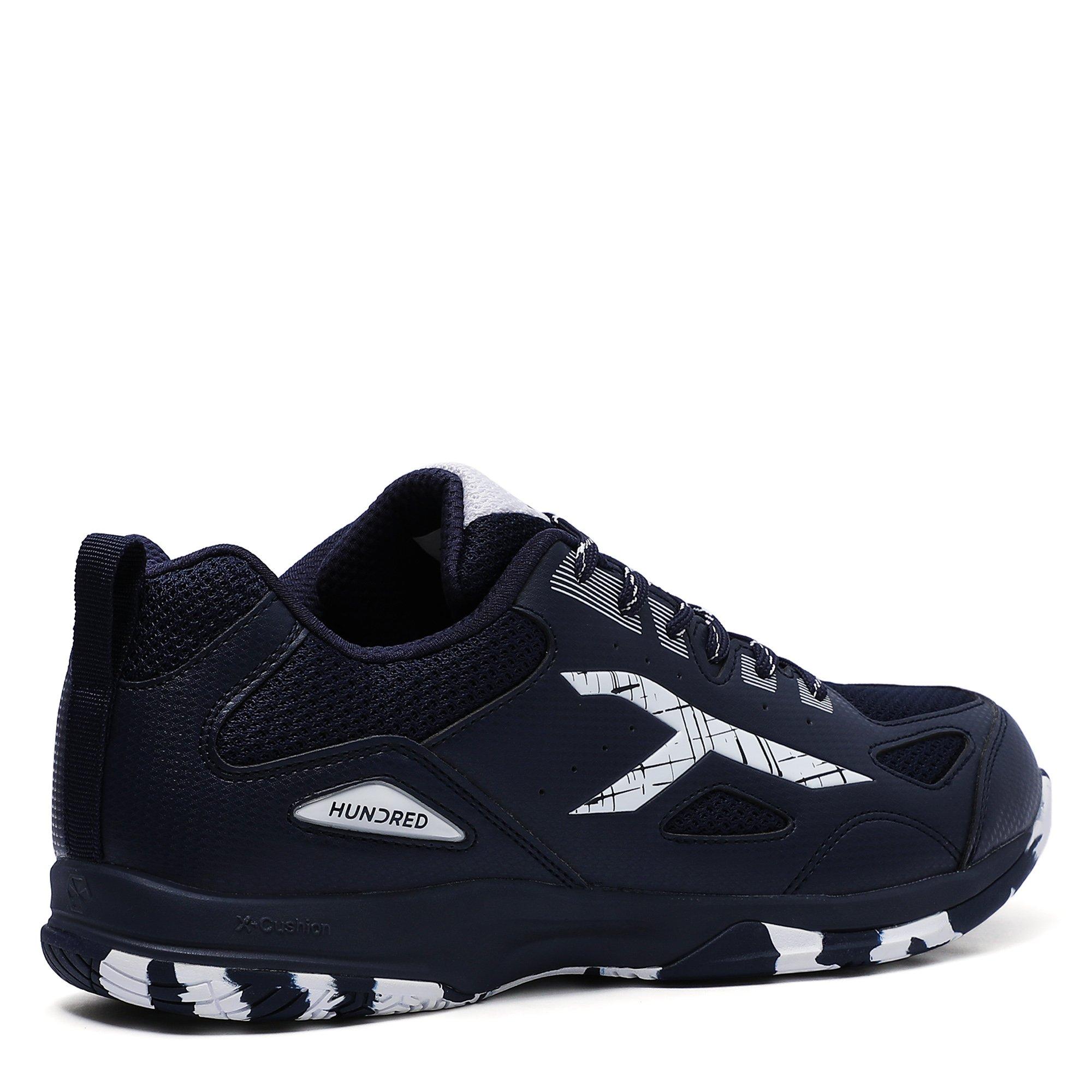 NAVY/WHITE - Hundred - Galaxy Mens Badminton Shoes - 6