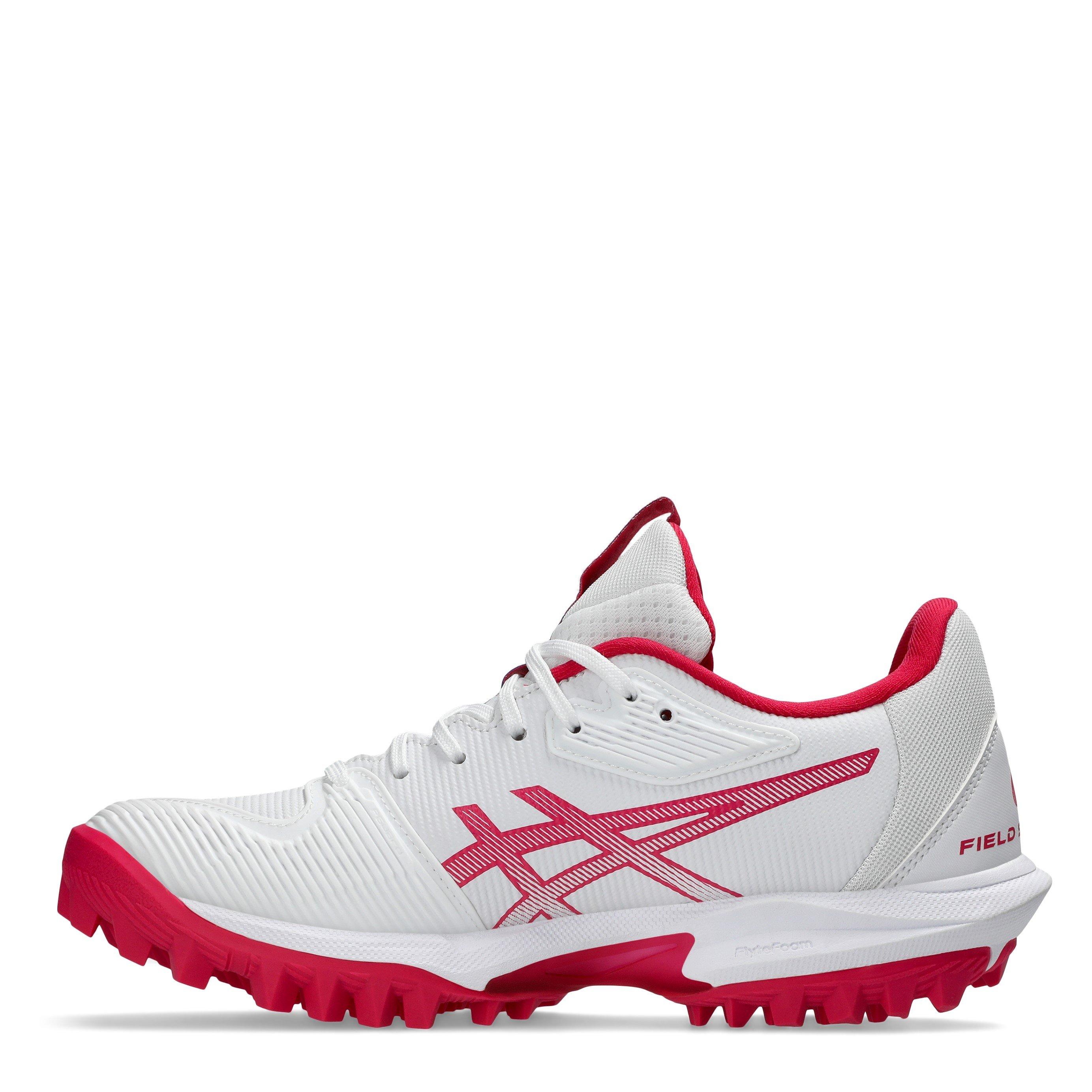 White/Br Rose - Asics - Field Speed Astro Hockey Shoes - 2