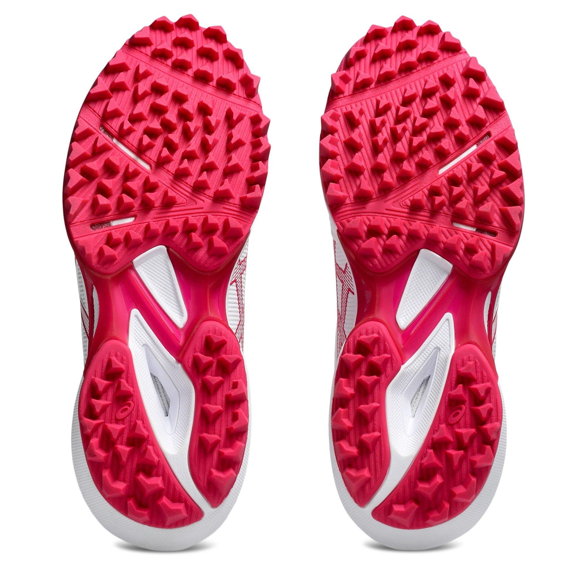 White/Br Rose - Asics - Field Speed Astro Hockey Shoes - 3