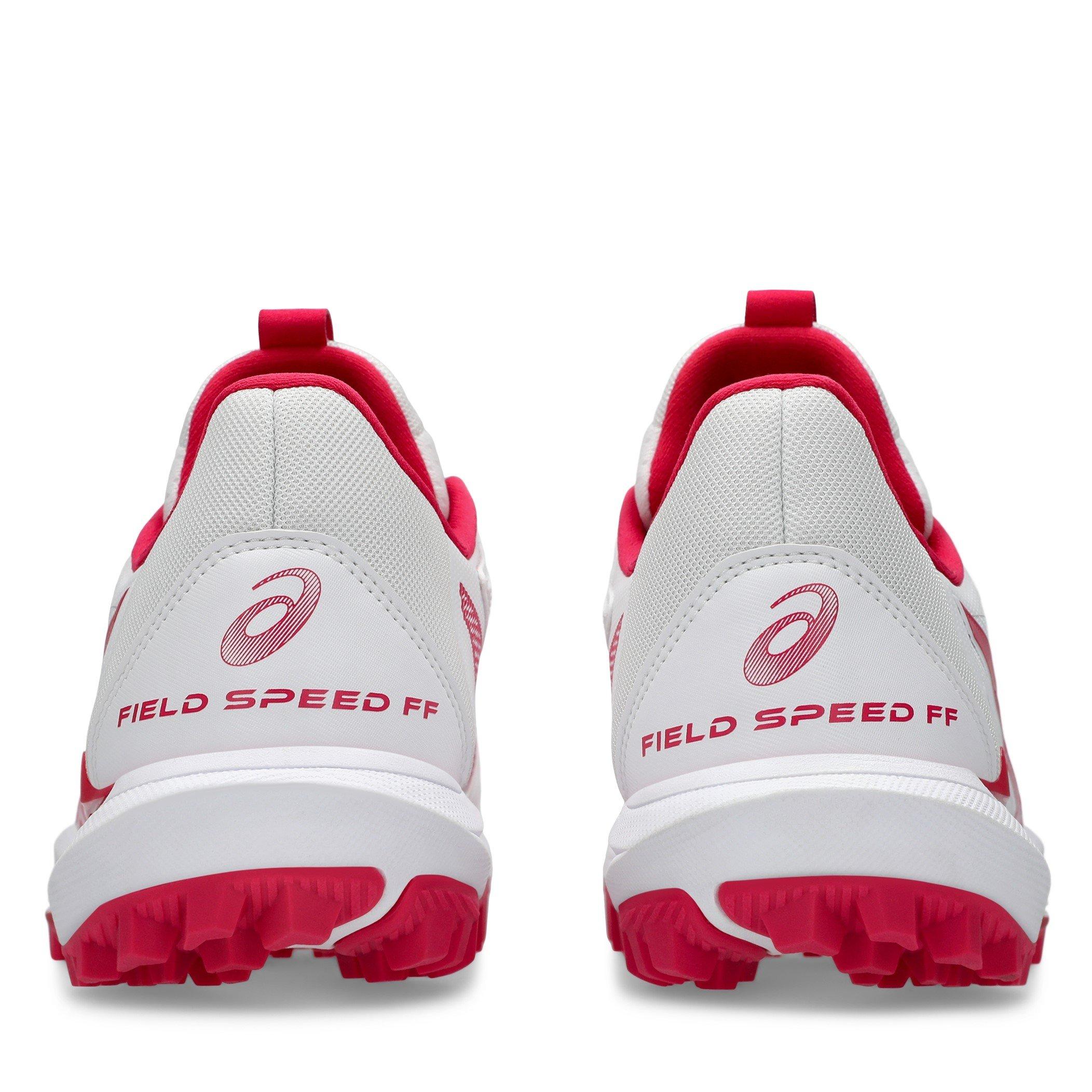 White/Br Rose - Asics - Field Speed Astro Hockey Shoes - 7