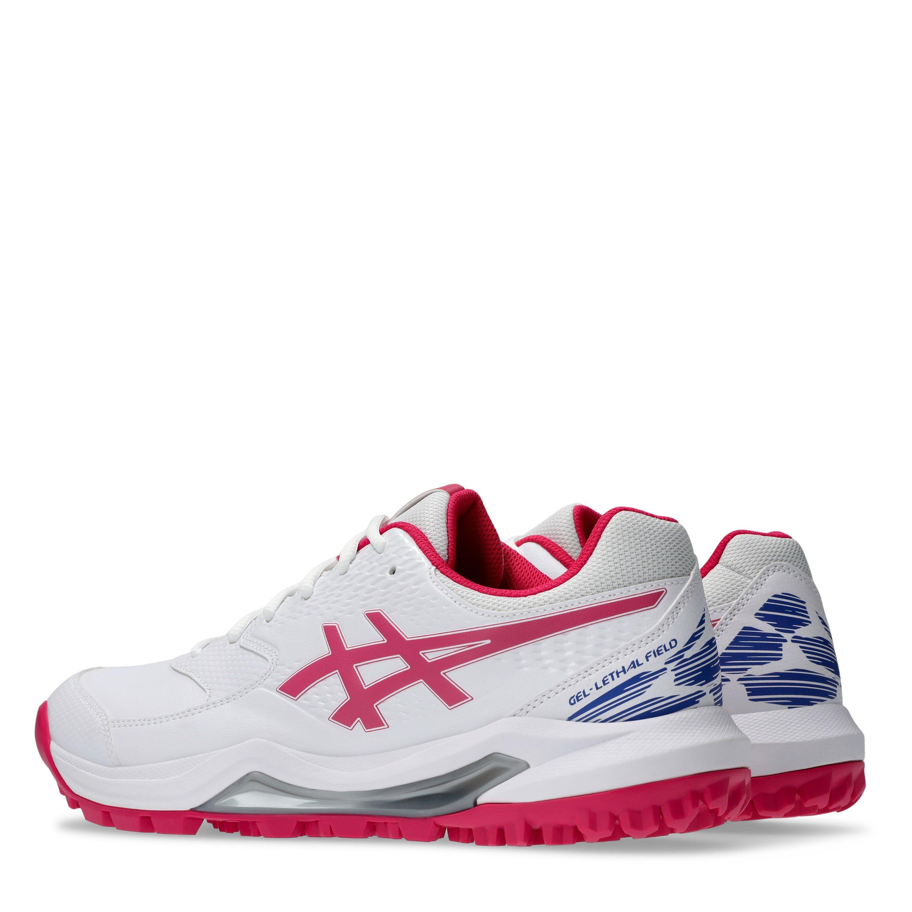 BIJELA/ROZA - Asics - Men's GEL Lethal Field Astro Hockey Shoes - 5